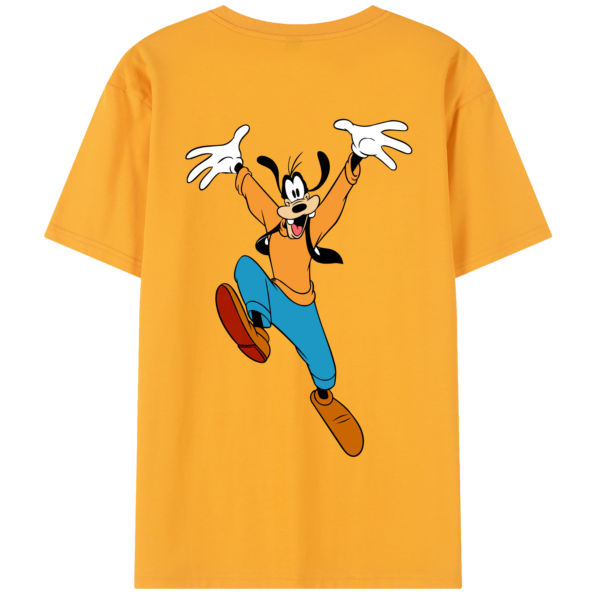 （画像用） ミッキーマウス Mickey Mouse レディース半袖Tシャツ(バックプリント)