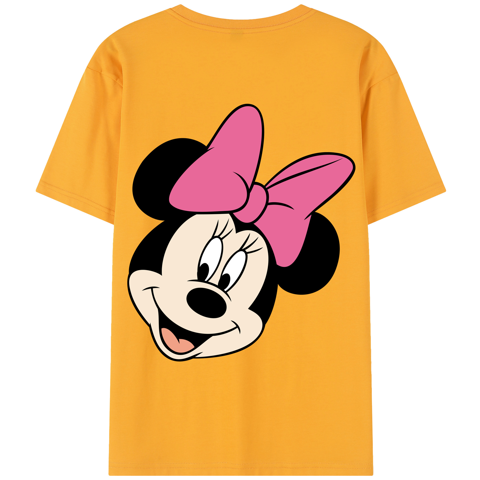 （画像用） ミッキーマウス Mickey Mouse レディース半袖Tシャツ(バックプリント)