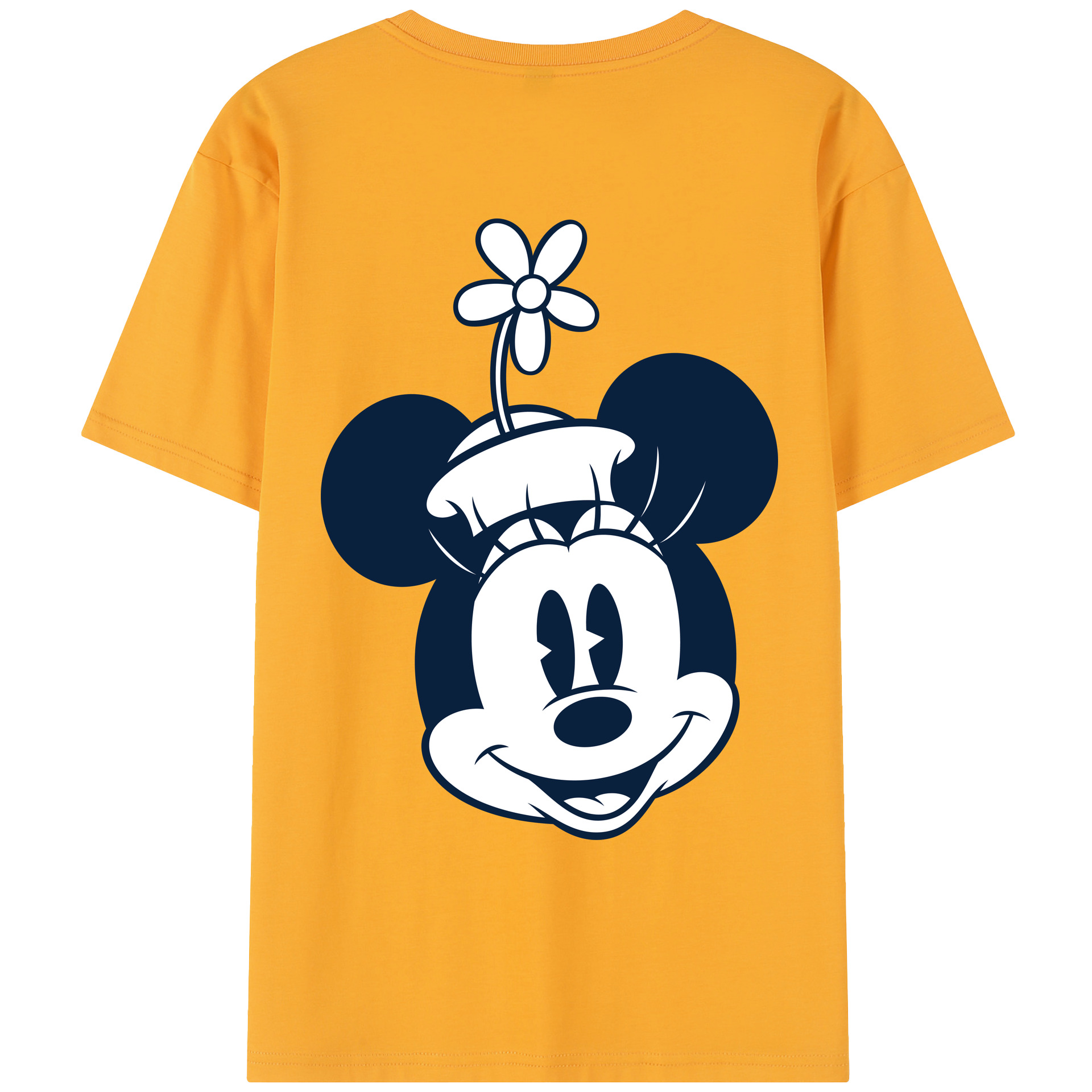 （画像用） ミッキーマウス Mickey Mouse レディース半袖Tシャツ(バックプリント)