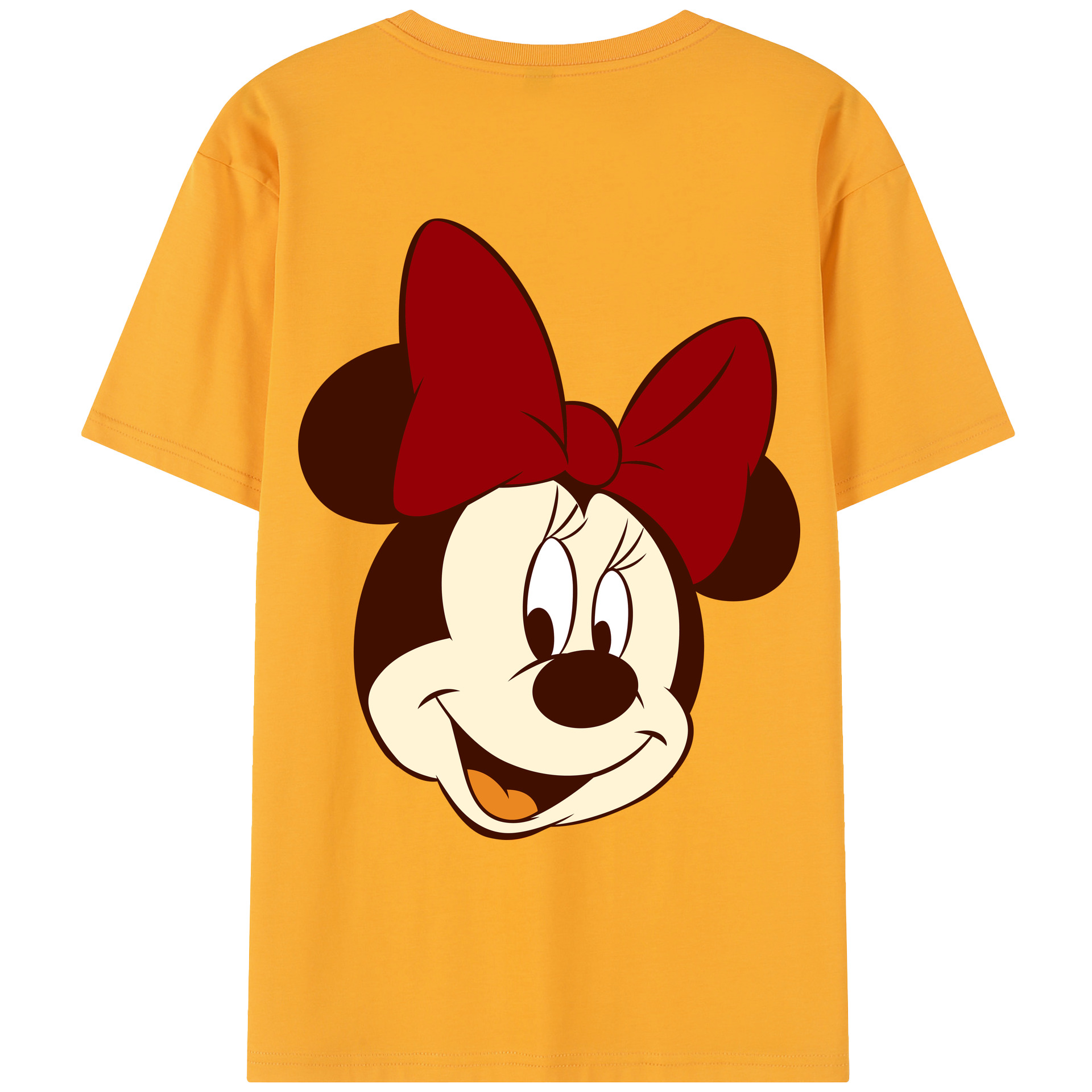 （画像用） ミッキーマウス Mickey Mouse レディース半袖Tシャツ(バックプリント)