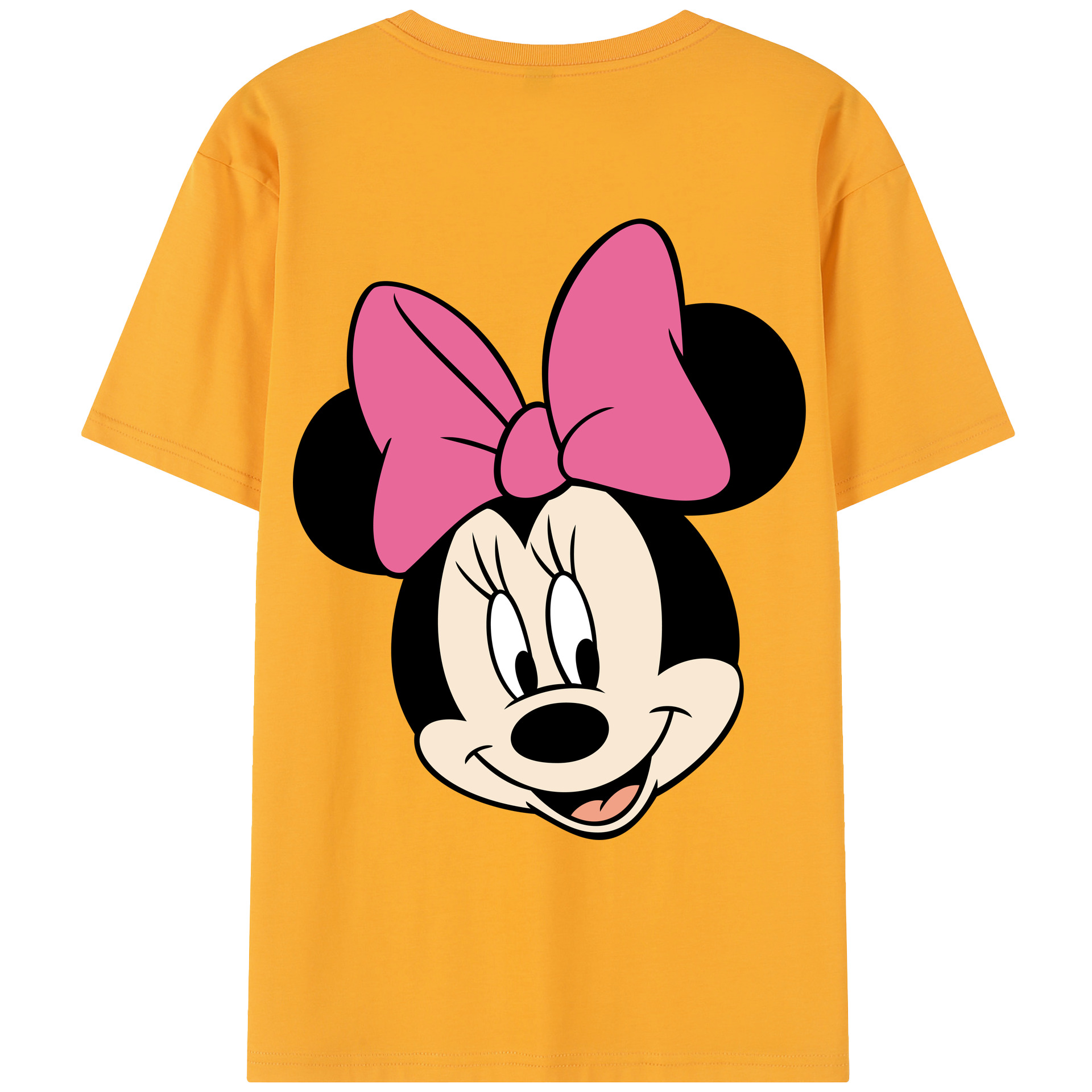 （画像用） ミッキーマウス Mickey Mouse レディース半袖Tシャツ(バックプリント)
