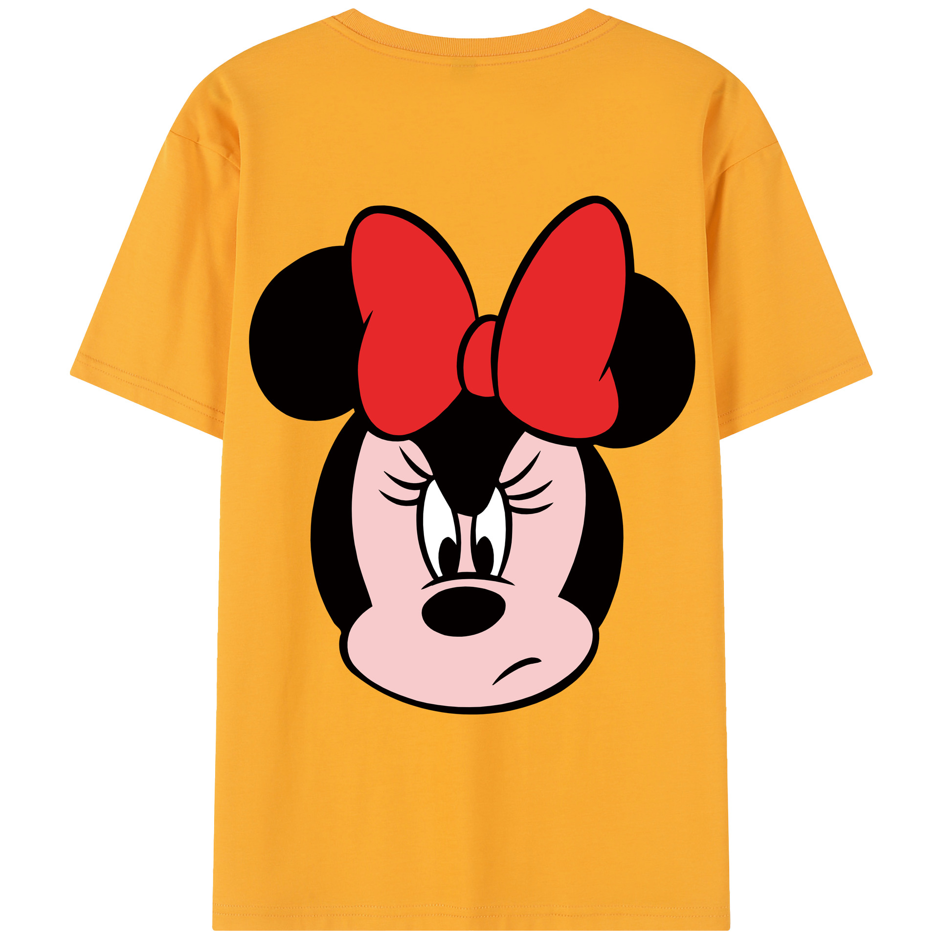 （画像用） ミッキーマウス Mickey Mouse レディース半袖Tシャツ(バックプリント)