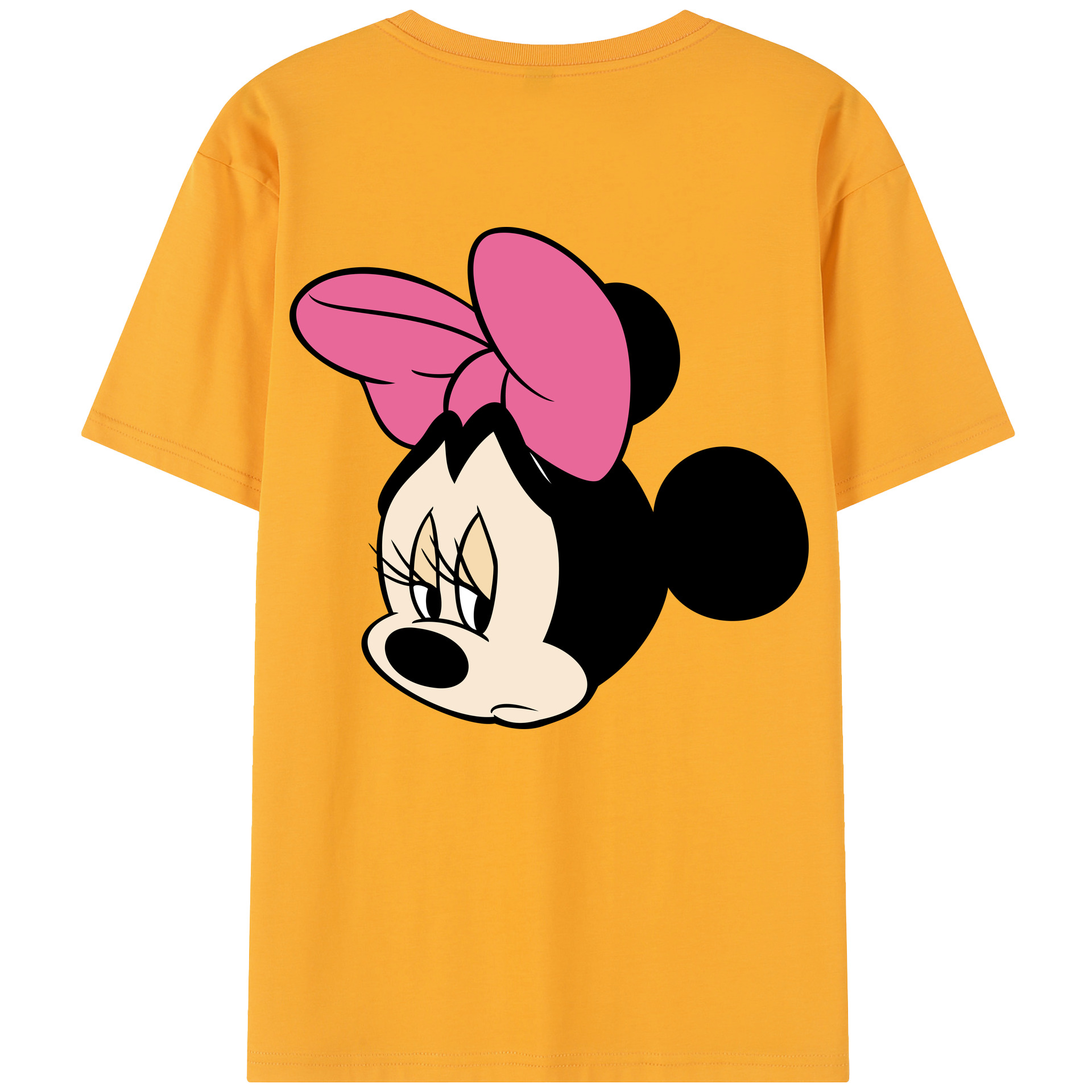 （画像用） ミッキーマウス Mickey Mouse レディース半袖Tシャツ(バックプリント)