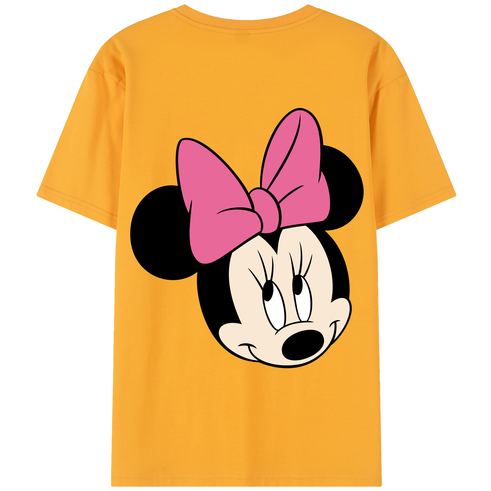 （画像用） ミッキーマウス Mickey Mouse レディース半袖Tシャツ(バックプリント)