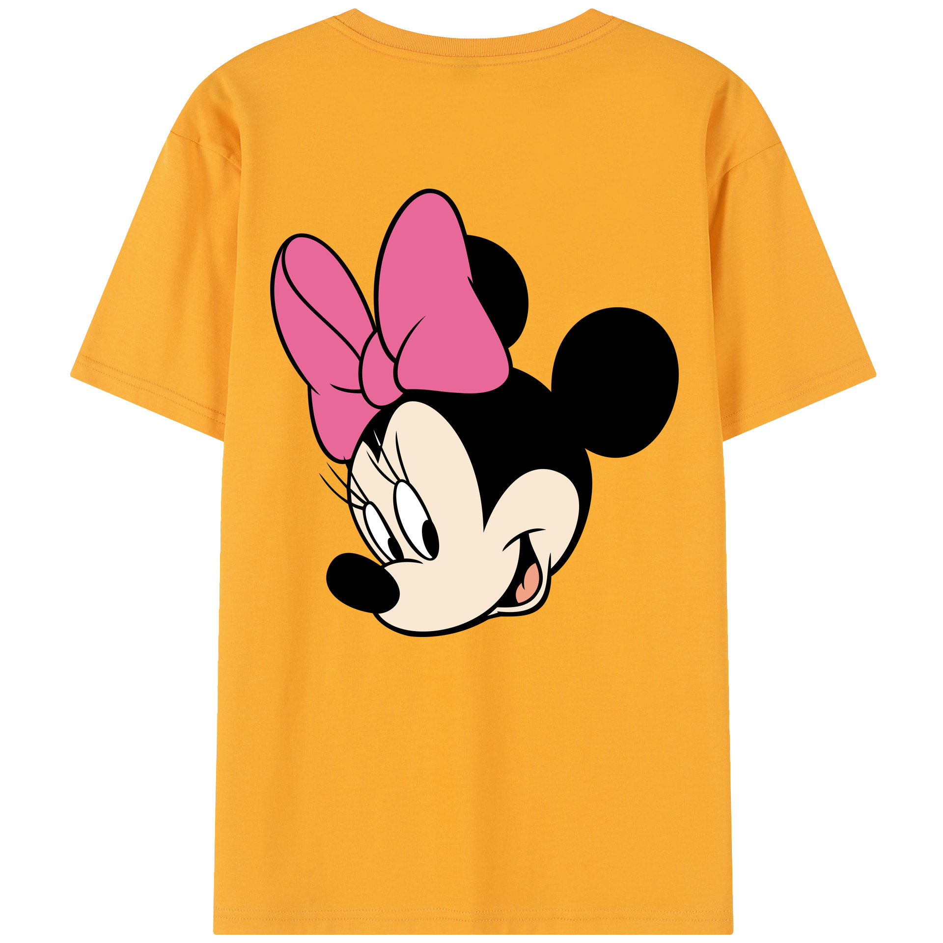 （画像用） ミッキーマウス Mickey Mouse レディース半袖Tシャツ(バックプリント)
