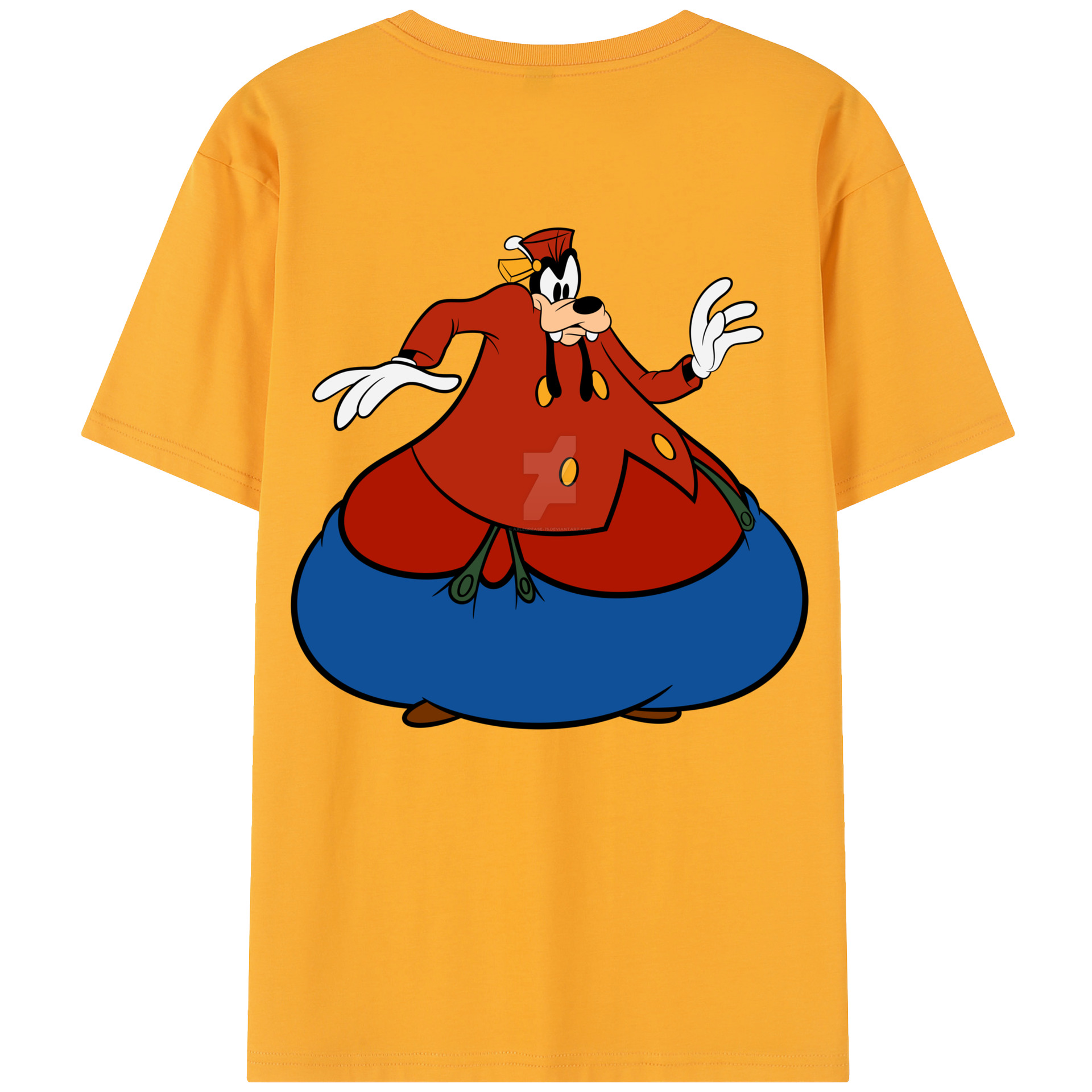 （画像用） ミッキーマウス Mickey Mouse レディース半袖Tシャツ(バックプリント)