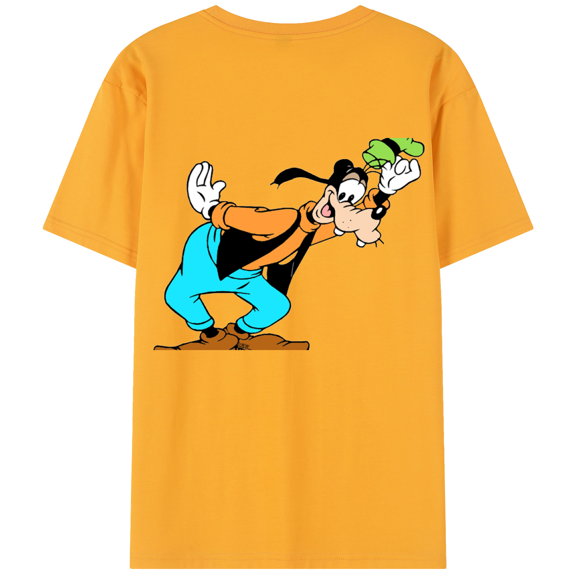 （画像用） ミッキーマウス Mickey Mouse レディース半袖Tシャツ(バックプリント)