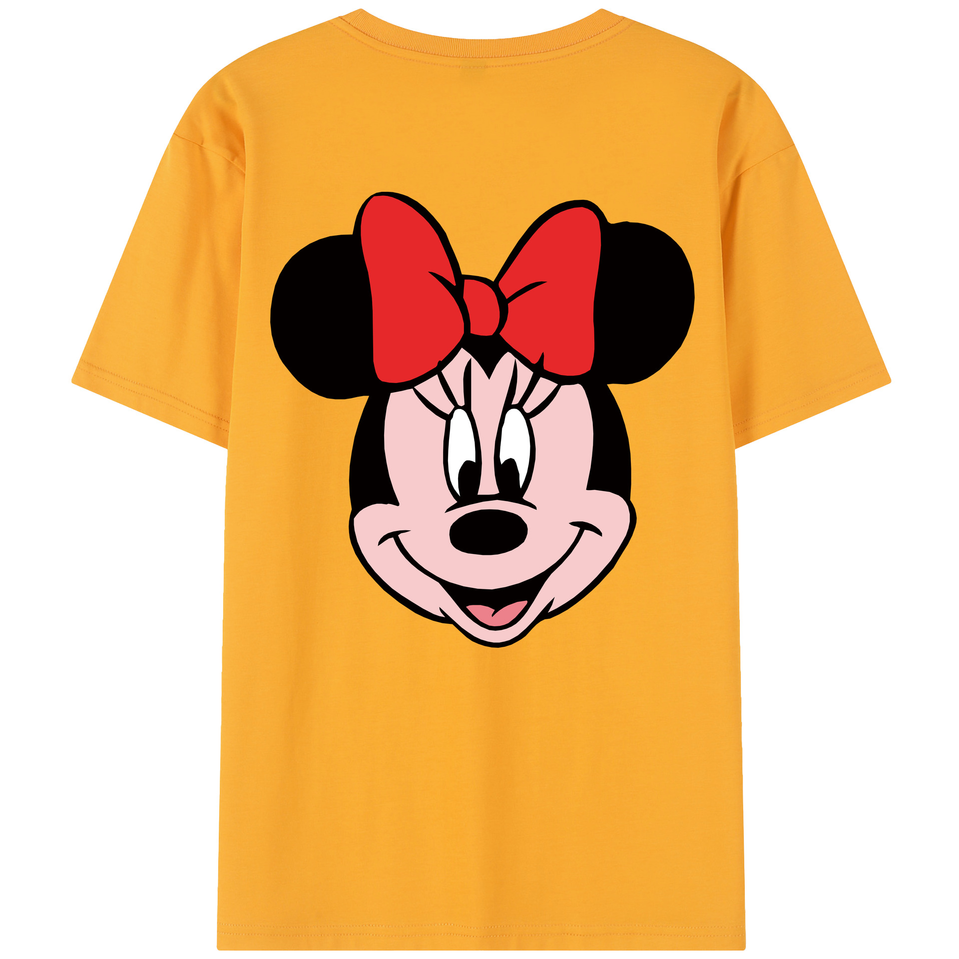 （画像用） ミッキーマウス Mickey Mouse レディース半袖Tシャツ(バックプリント)