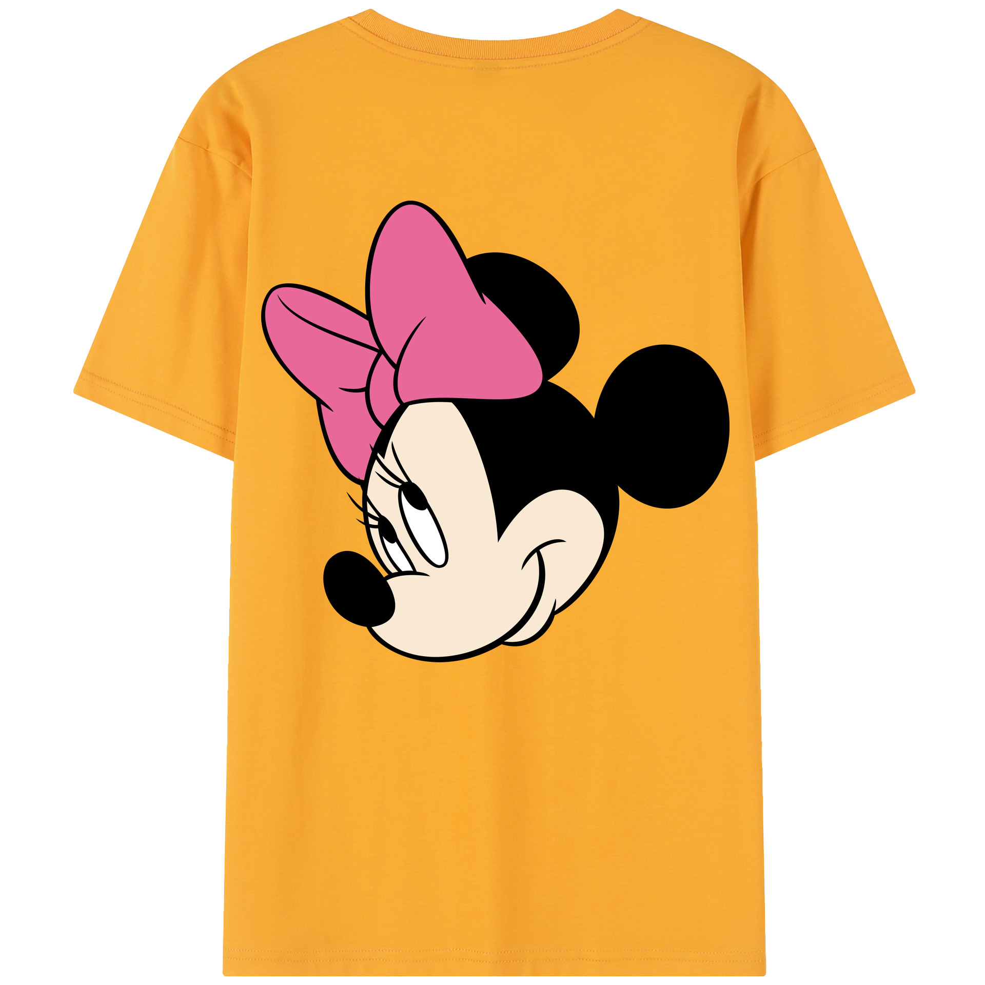 （画像用） ミッキーマウス Mickey Mouse レディース半袖Tシャツ(バックプリント)