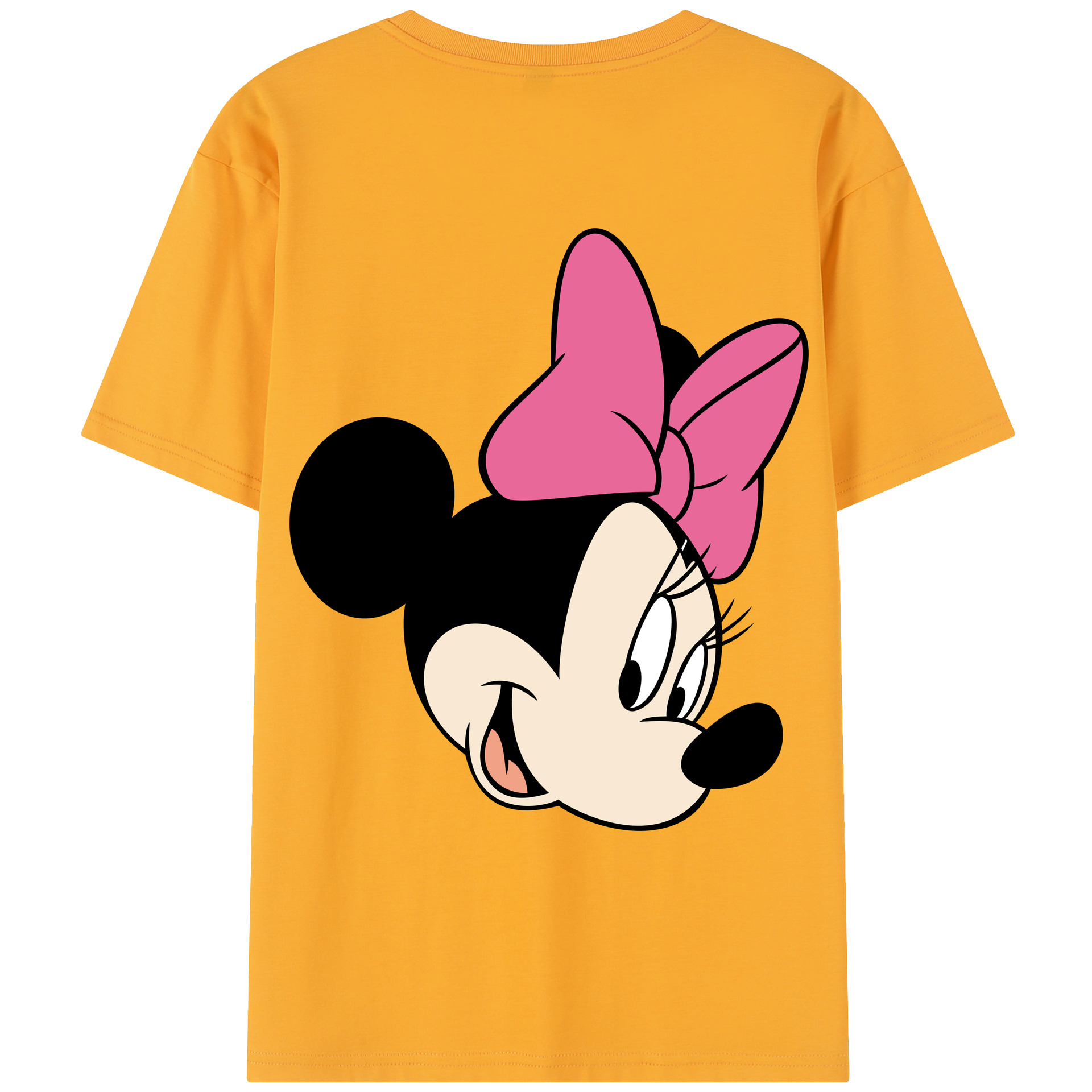 （画像用） ミッキーマウス Mickey Mouse レディース半袖Tシャツ(バックプリント)