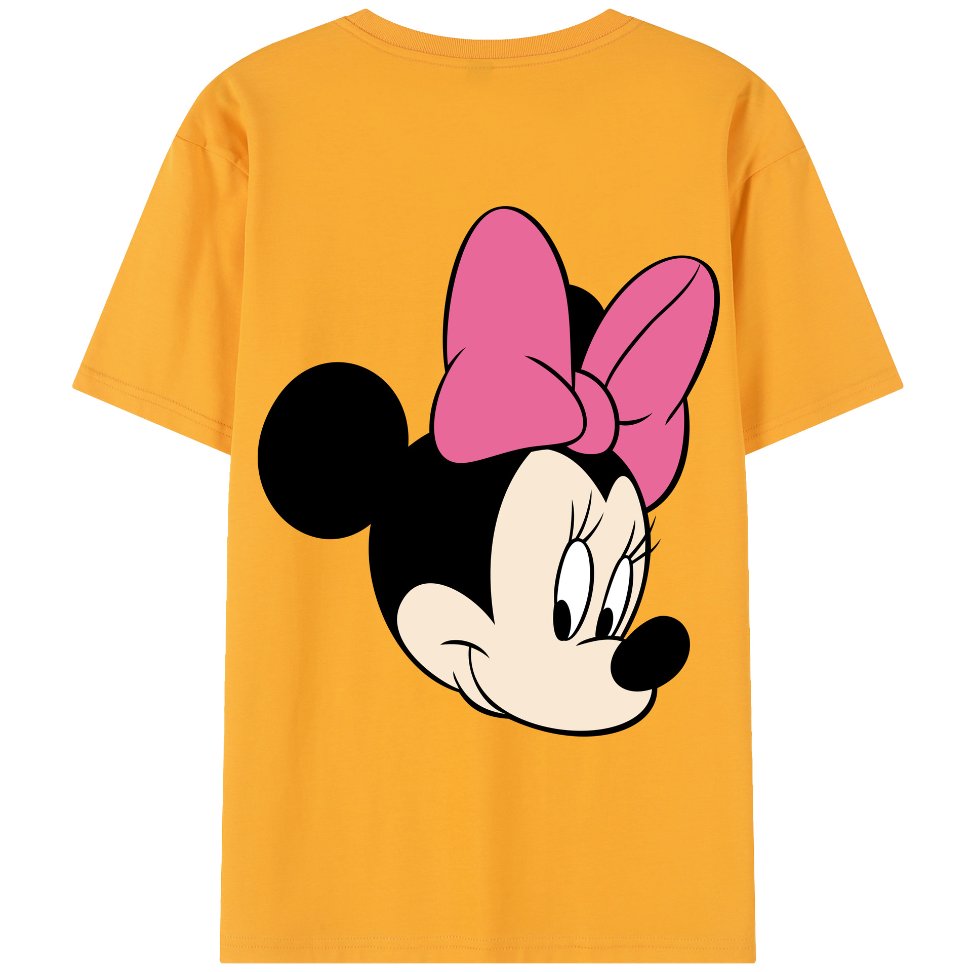 （画像用） ミッキーマウス Mickey Mouse レディース半袖Tシャツ(バックプリント)