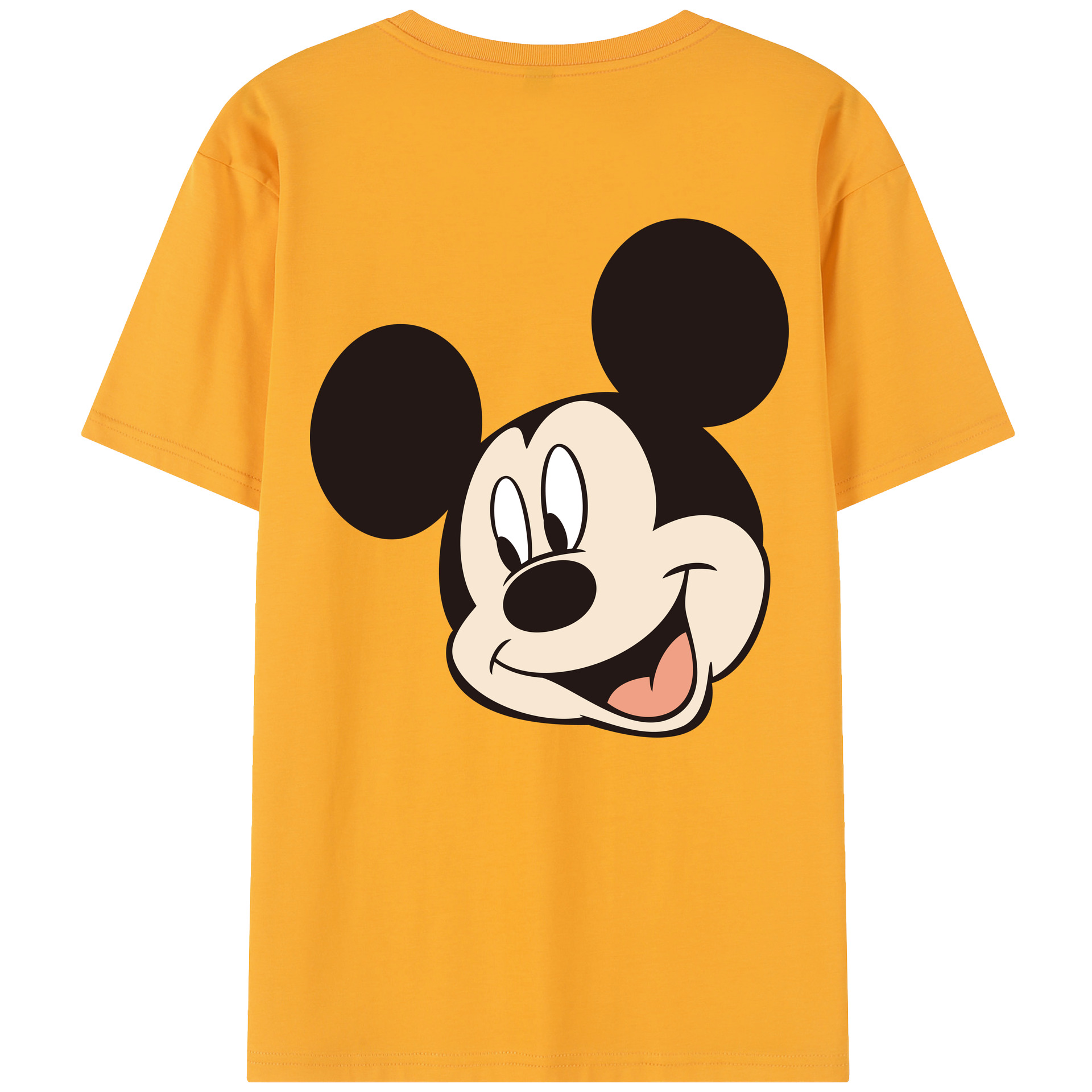 （画像用） ミッキーマウス Mickey Mouse レディース半袖Tシャツ(バックプリント)