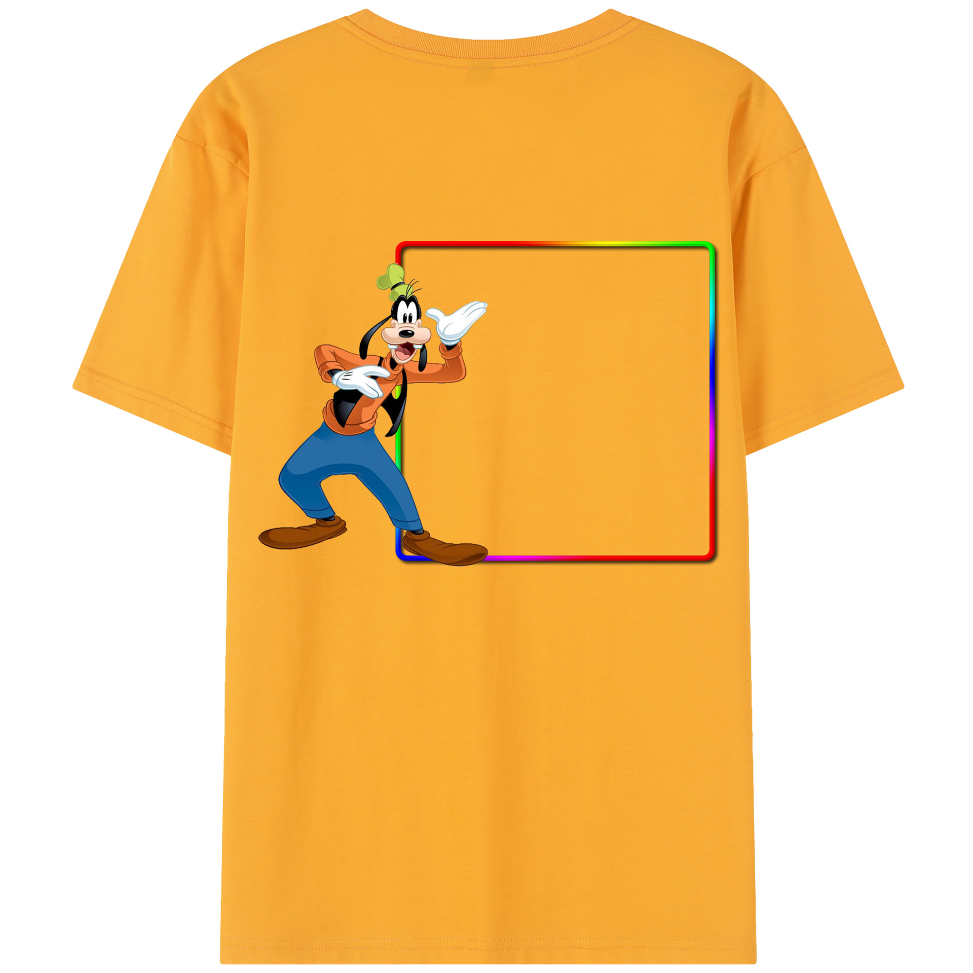 （画像用） ミッキーマウス Mickey Mouse レディース半袖Tシャツ(バックプリント)