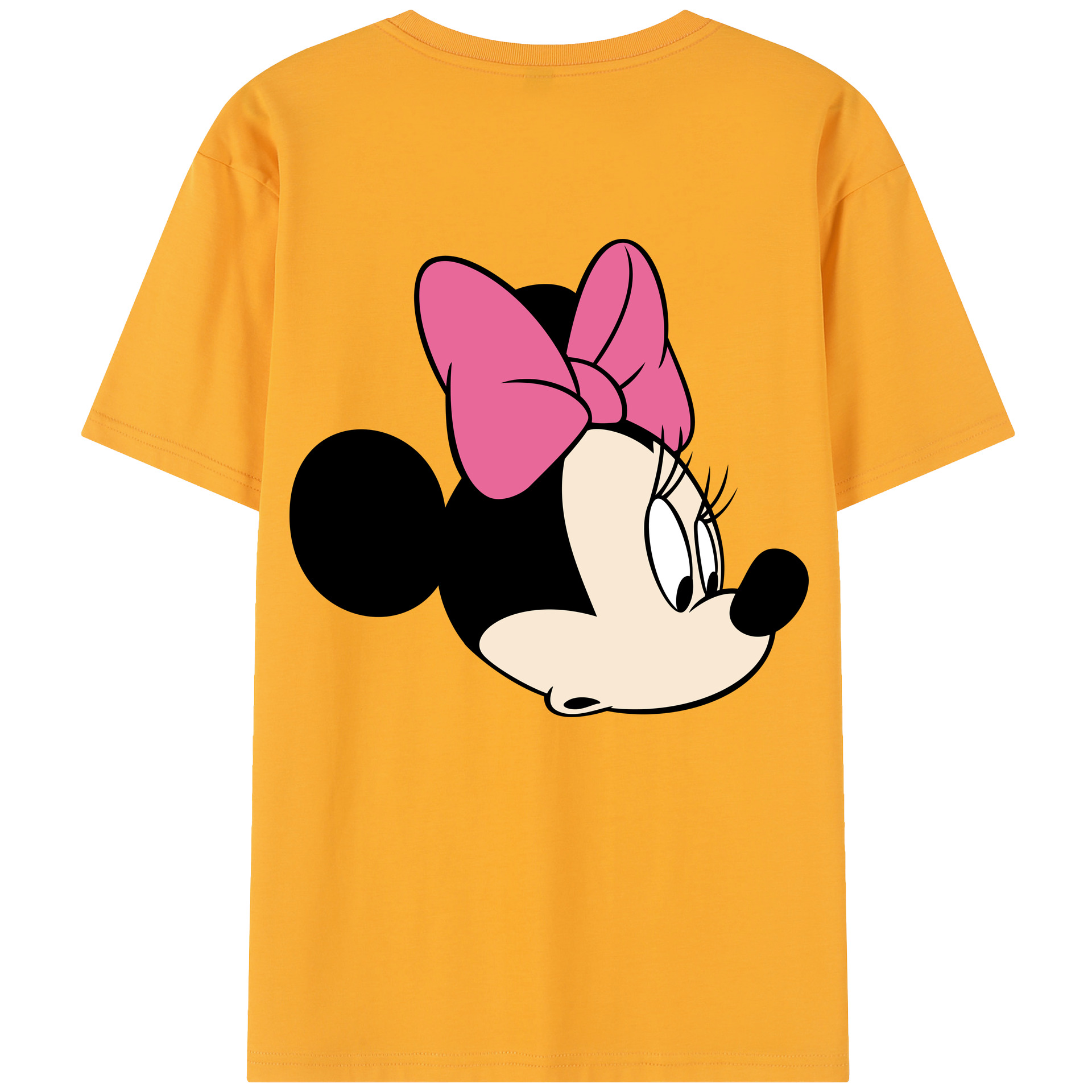 （画像用） ミッキーマウス Mickey Mouse レディース半袖Tシャツ(バックプリント)