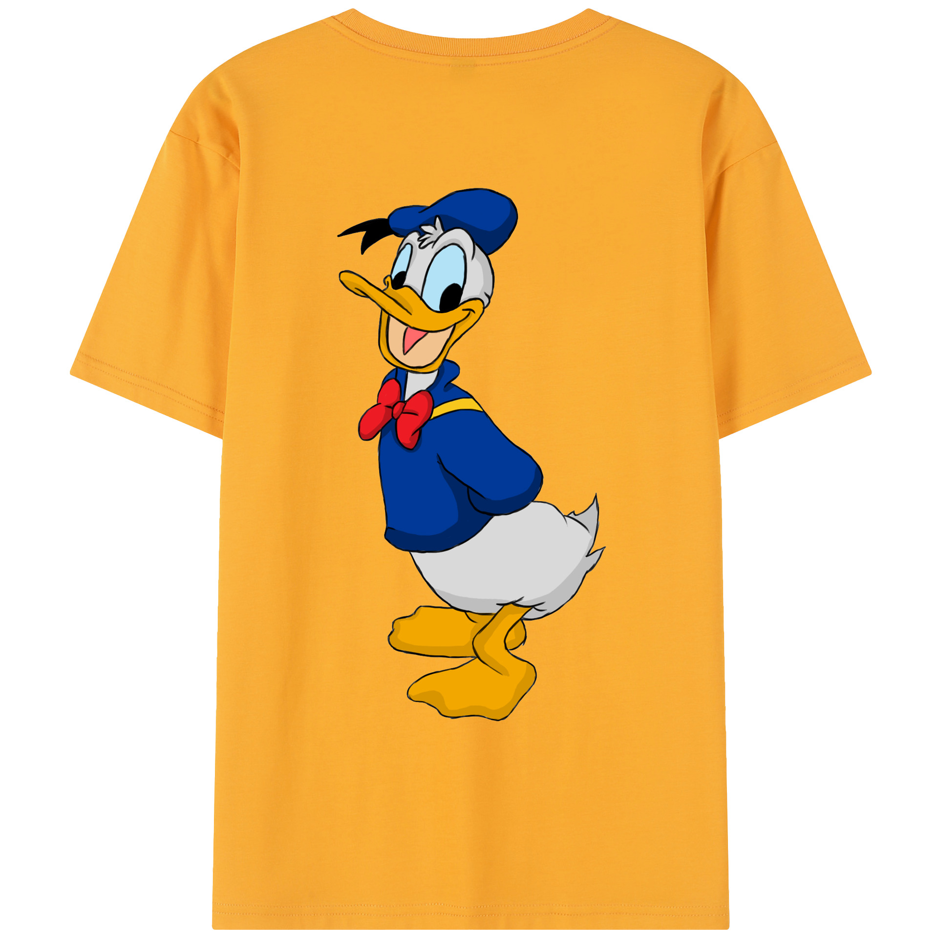 （画像用） ミッキーマウス Mickey Mouse レディース半袖Tシャツ(バックプリント)