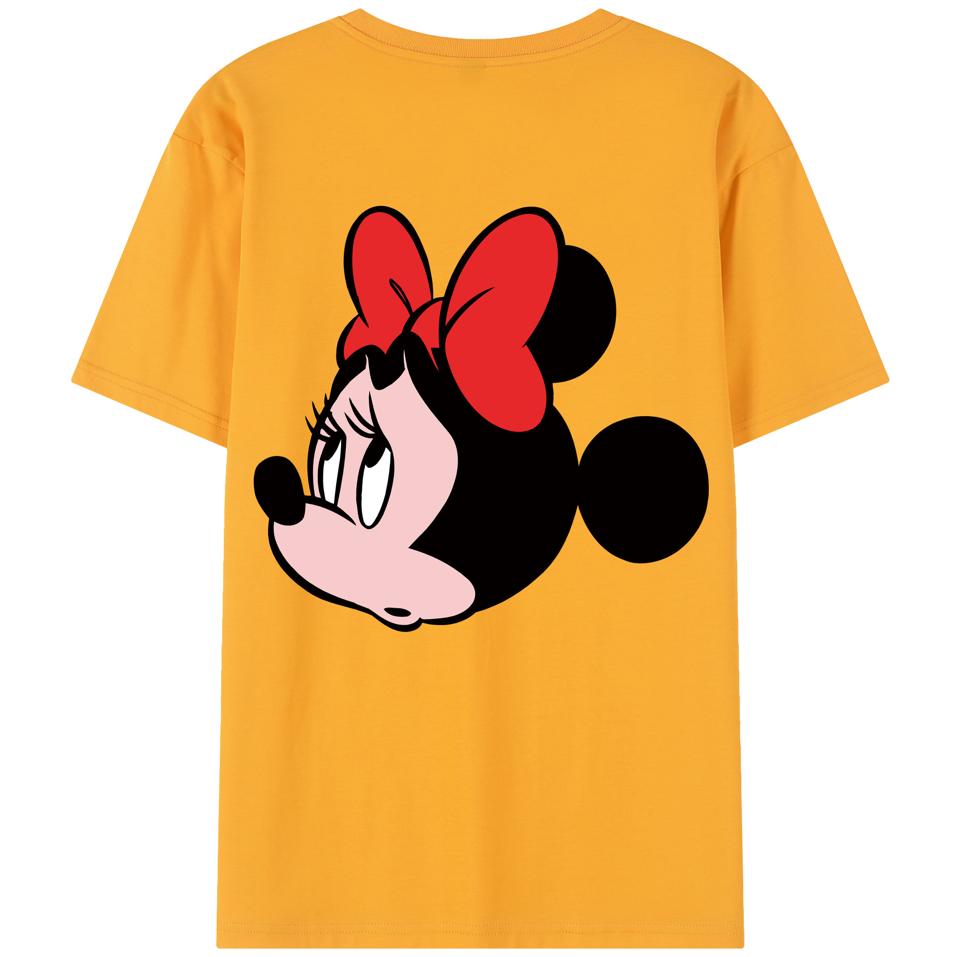 （画像用） ミッキーマウス Mickey Mouse レディース半袖Tシャツ(バックプリント)
