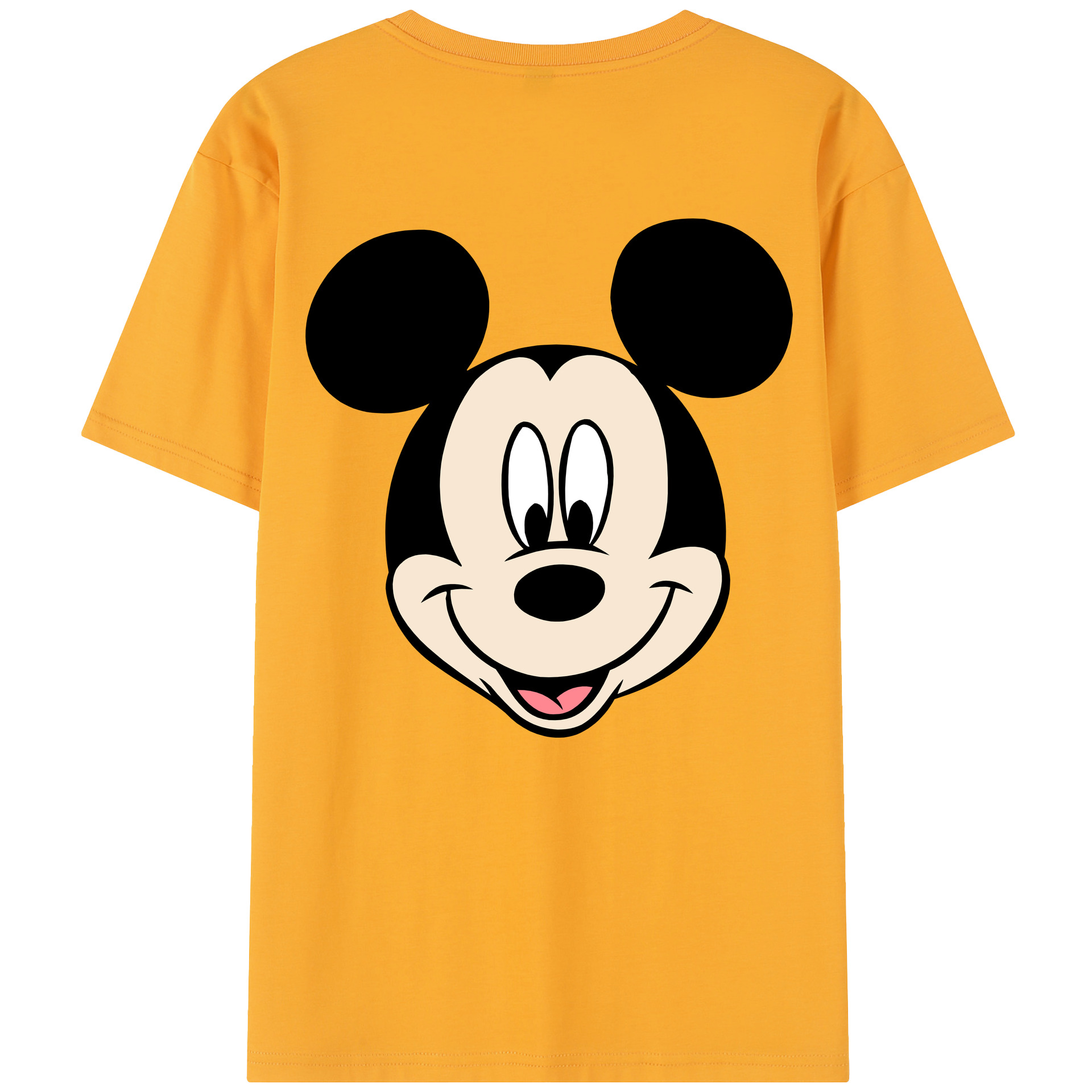 （画像用） ミッキーマウス Mickey Mouse レディース半袖Tシャツ(バックプリント)
