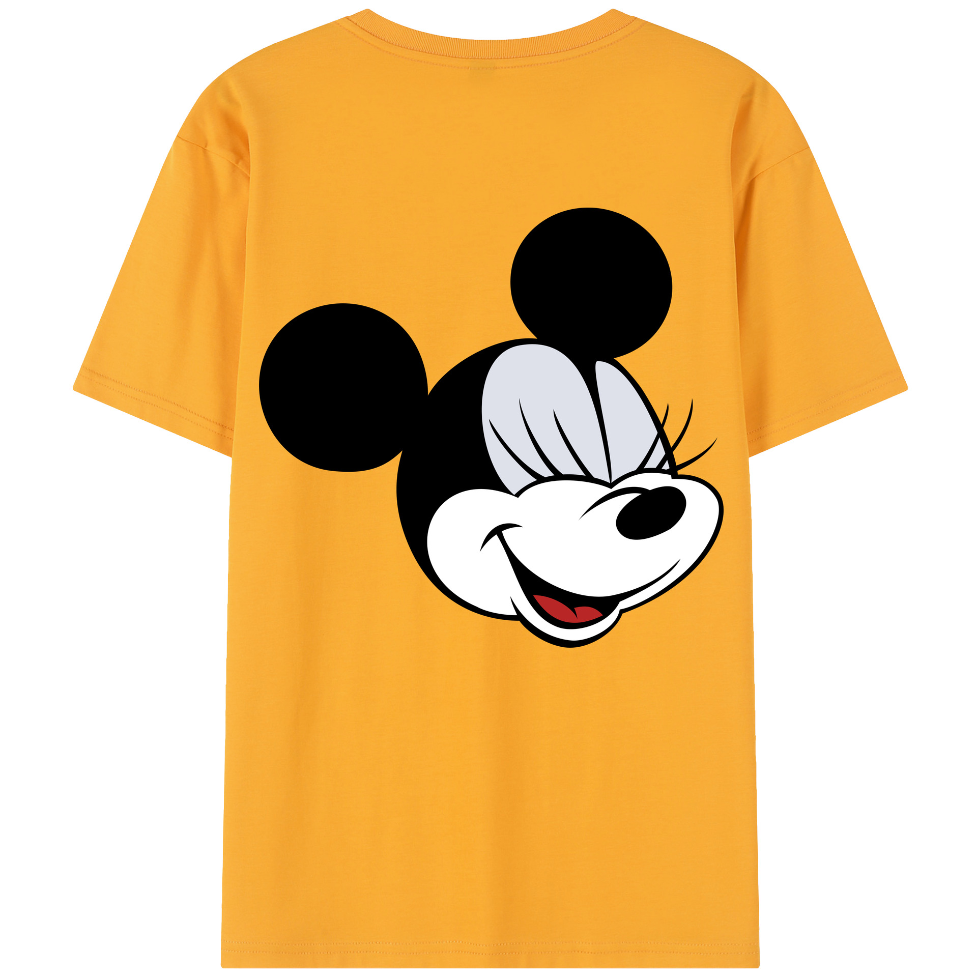 （画像用） ミッキーマウス Mickey Mouse レディース半袖Tシャツ(バックプリント)