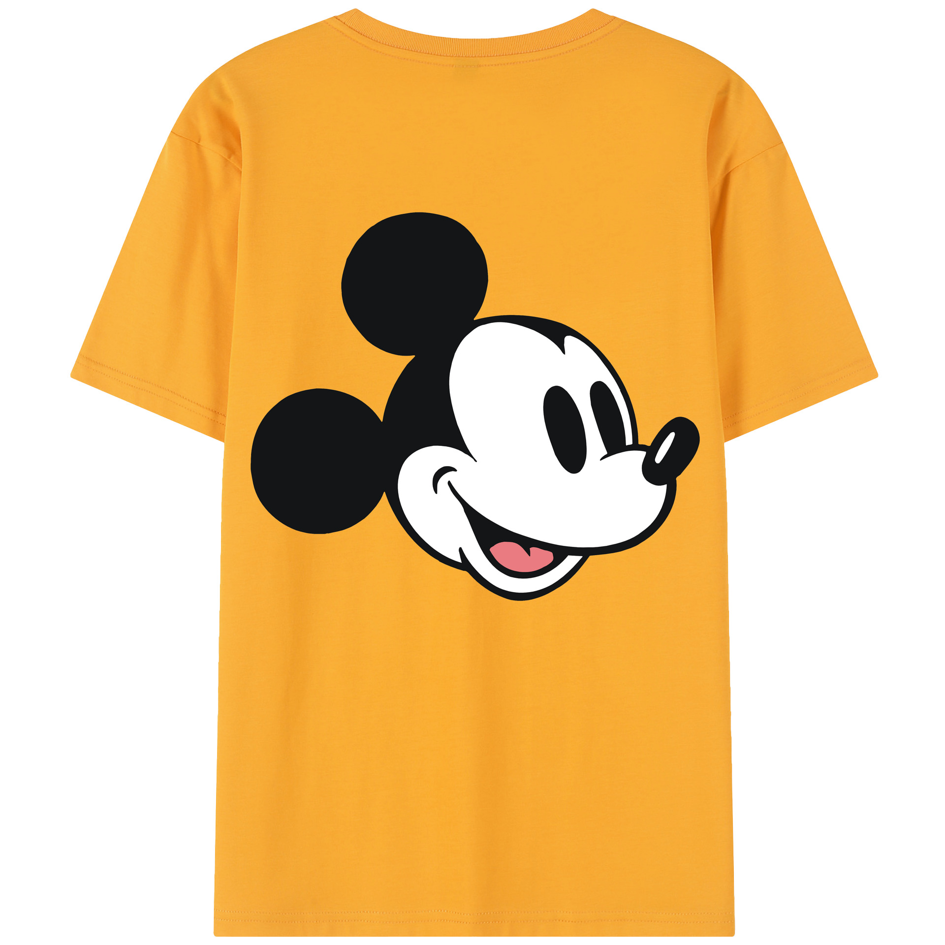 （画像用） ミッキーマウス Mickey Mouse レディース半袖Tシャツ(バックプリント)