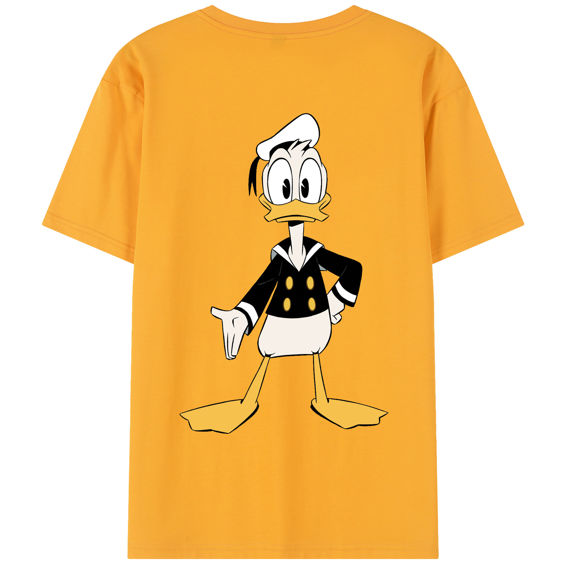 （画像用） ミッキーマウス Mickey Mouse レディース半袖Tシャツ(バックプリント)