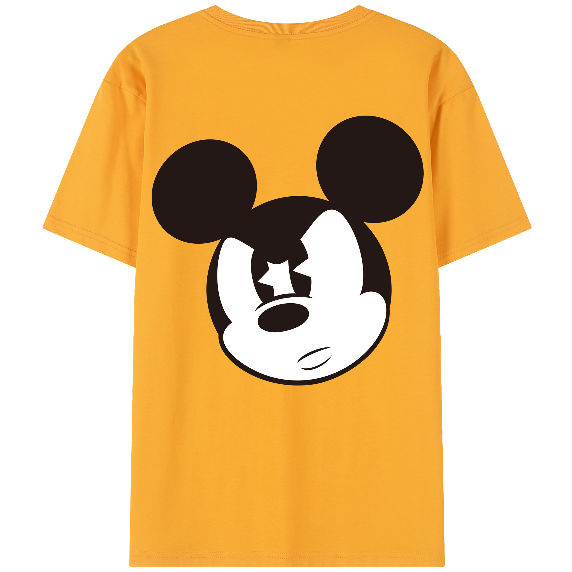 （画像用） ミッキーマウス Mickey Mouse レディース半袖Tシャツ(バックプリント)