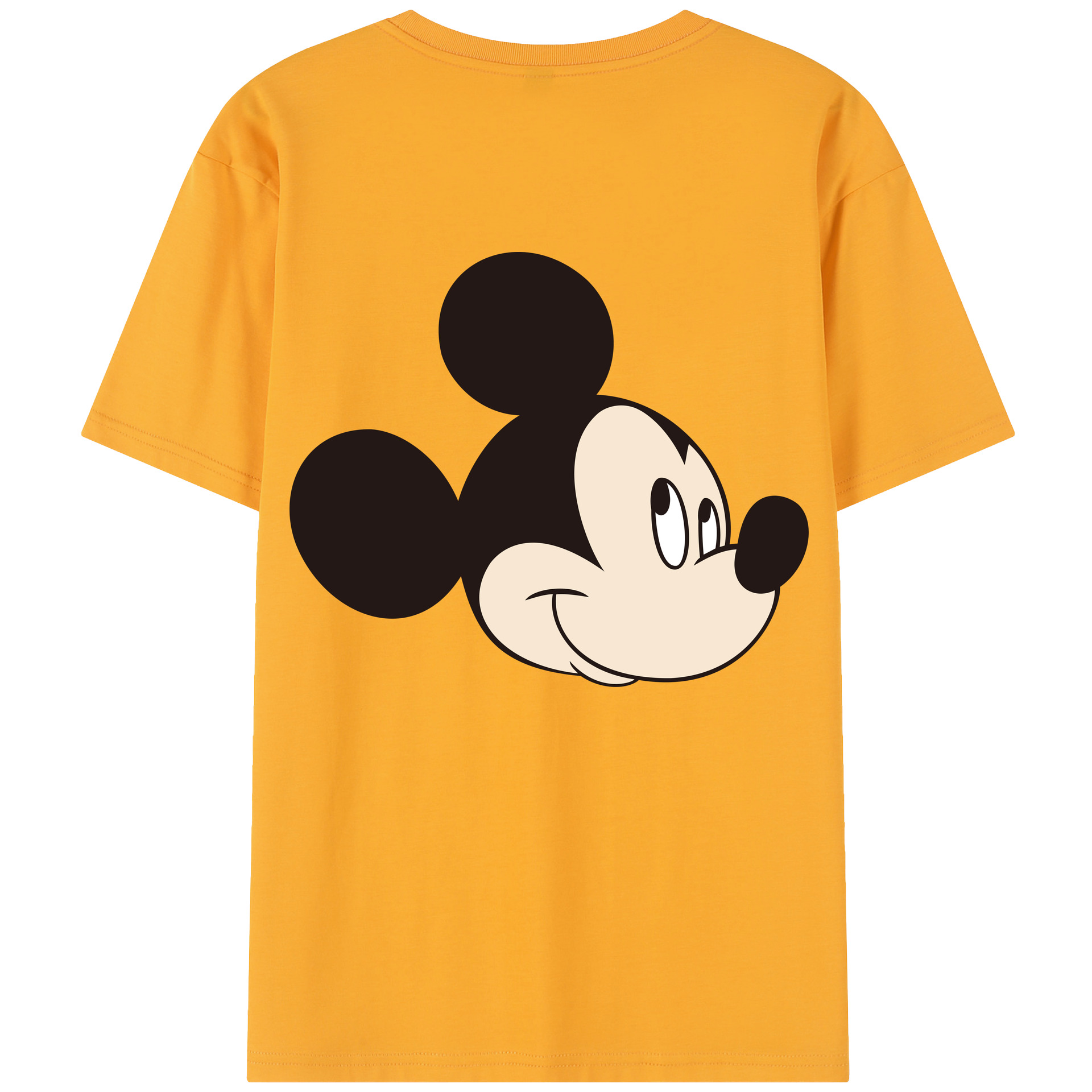 （画像用） ミッキーマウス Mickey Mouse レディース半袖Tシャツ(バックプリント)