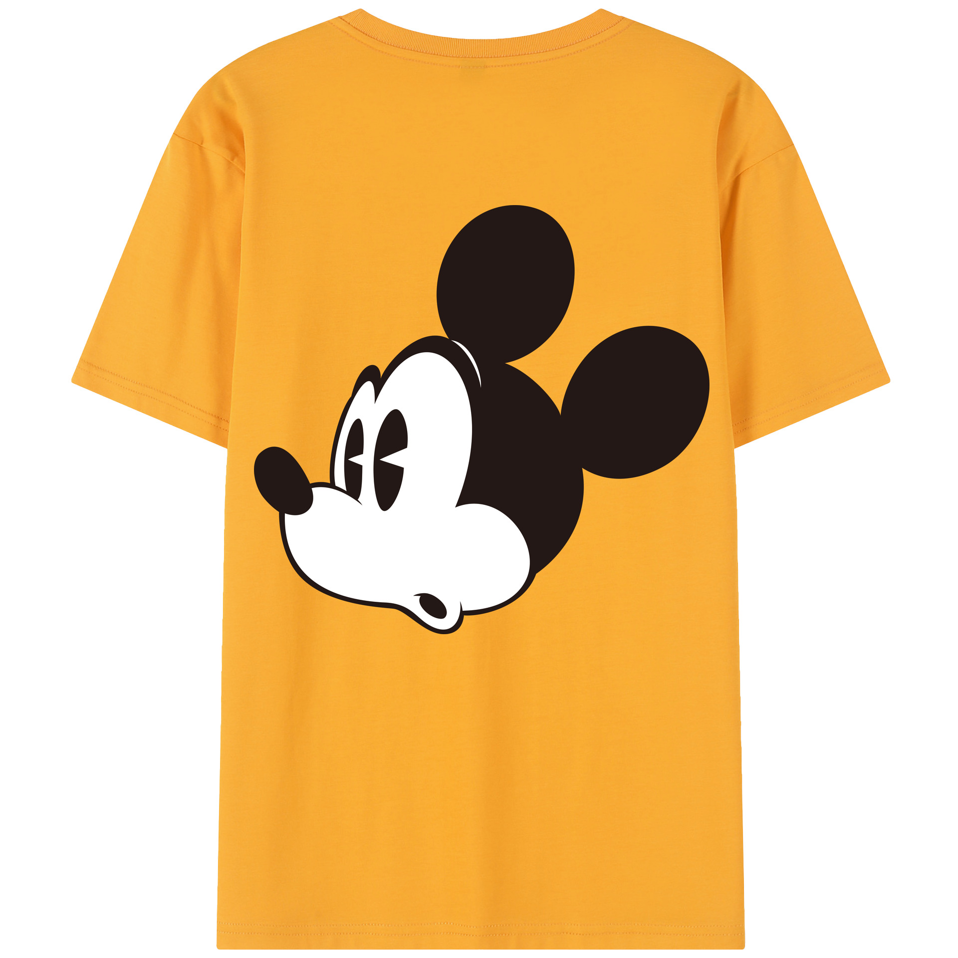 （画像用） ミッキーマウス Mickey Mouse レディース半袖Tシャツ(バックプリント)