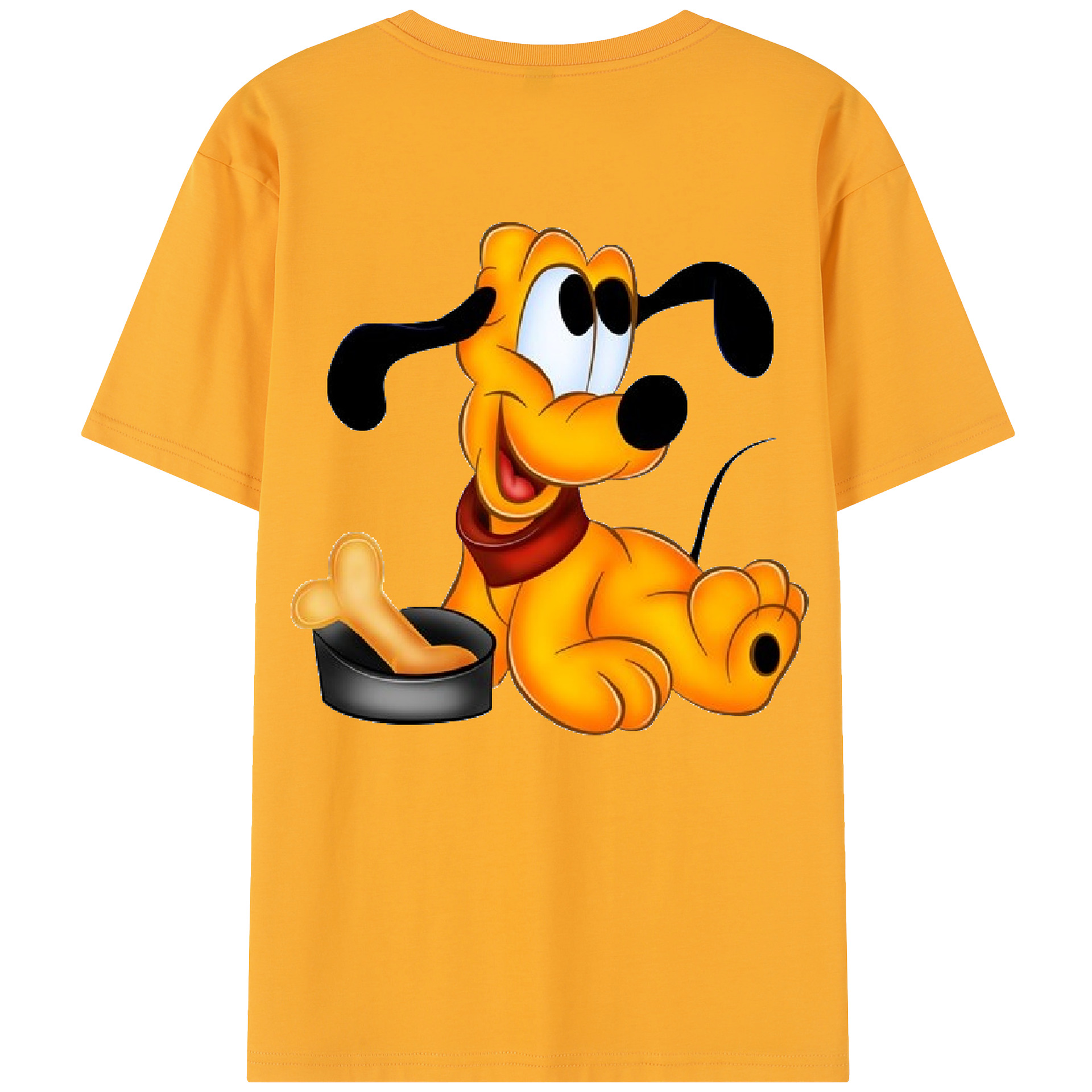 （画像用） ミッキーマウス Mickey Mouse レディース半袖Tシャツ(バックプリント)