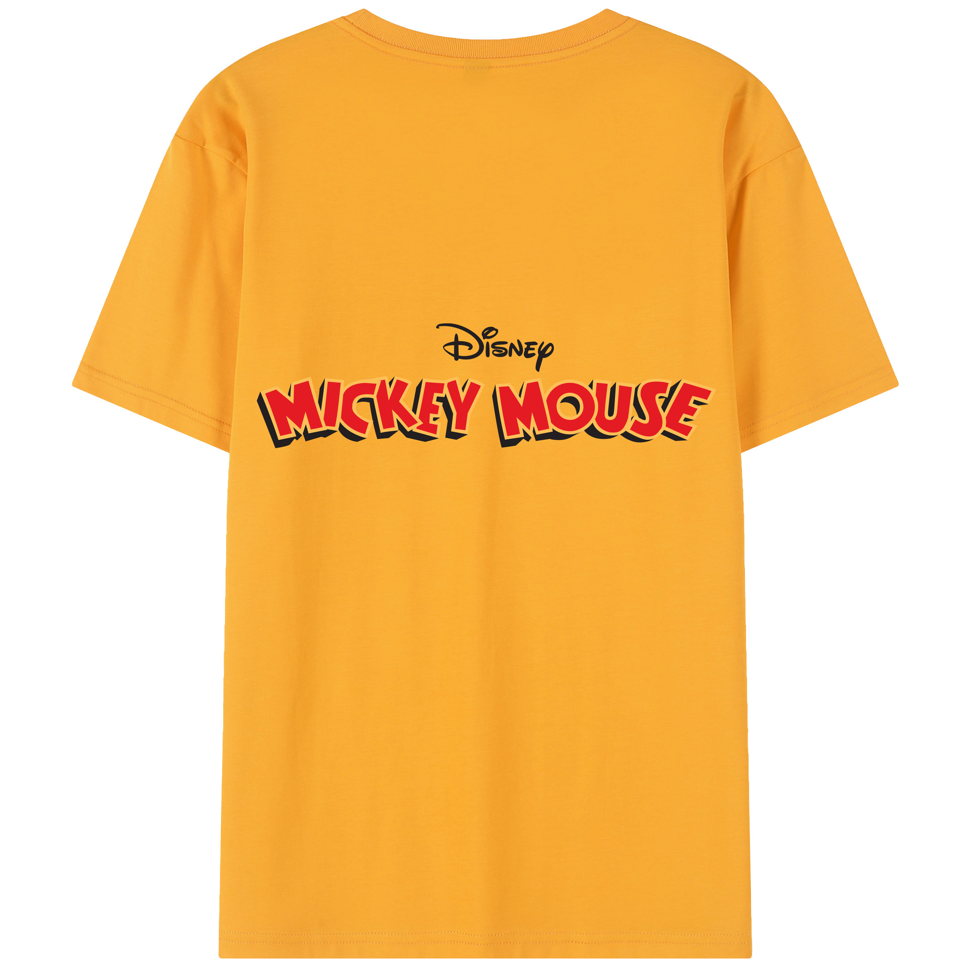 （画像用） ミッキーマウス Mickey Mouse レディース半袖Tシャツ(バックプリント)