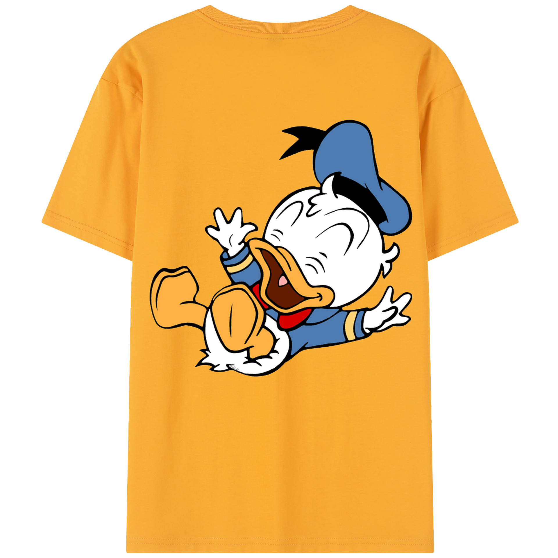 （画像用） ミッキーマウス Mickey Mouse レディース半袖Tシャツ(バックプリント)