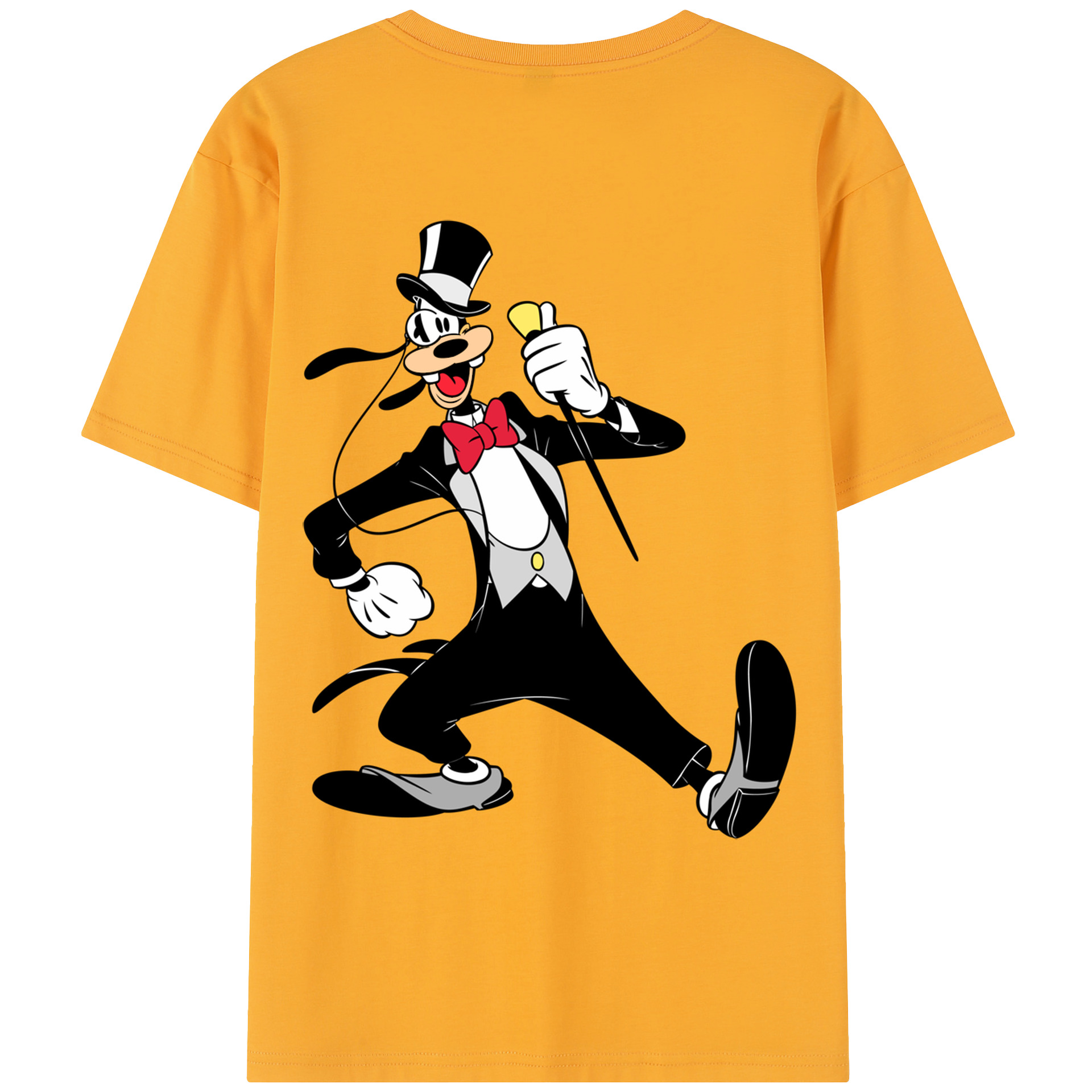 （画像用） ミッキーマウス Mickey Mouse レディース半袖Tシャツ(バックプリント)