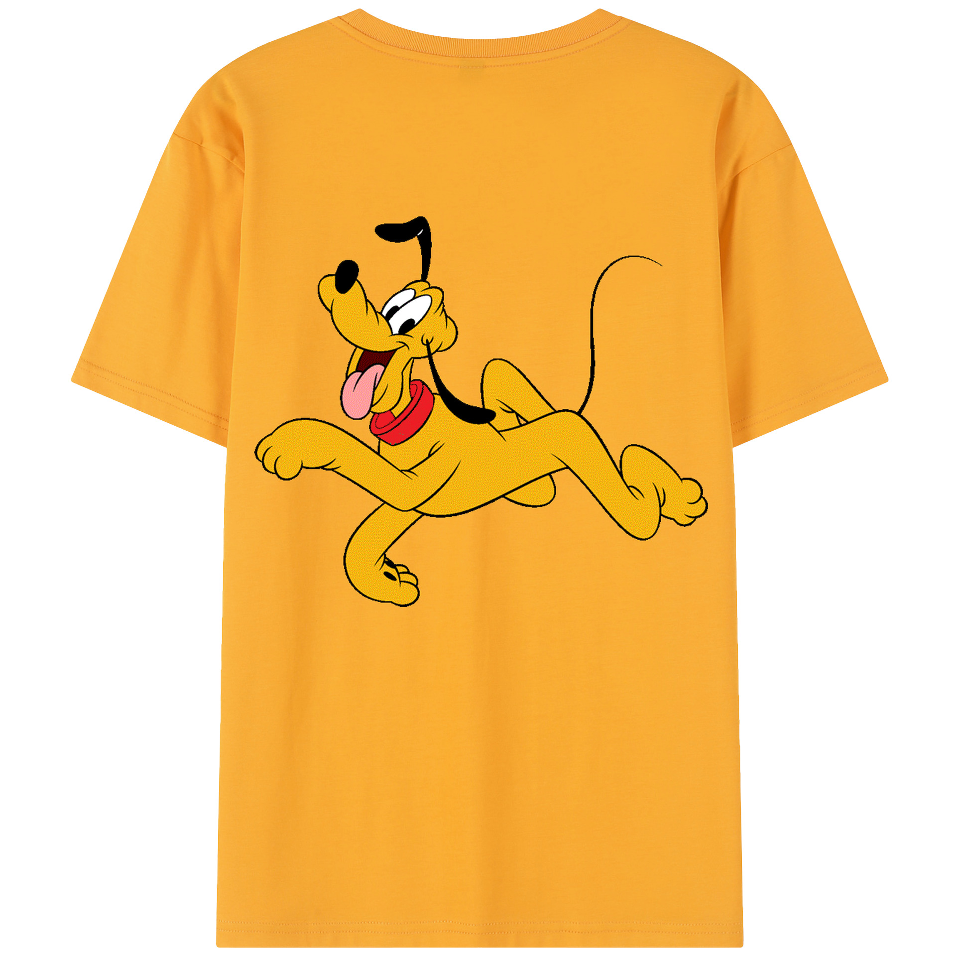 （画像用） ミッキーマウス Mickey Mouse レディース半袖Tシャツ(バックプリント)