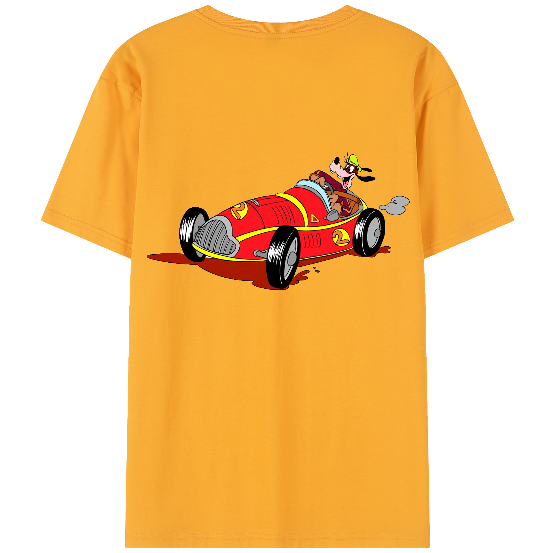 （画像用） ミッキーマウス Mickey Mouse レディース半袖Tシャツ(バックプリント)