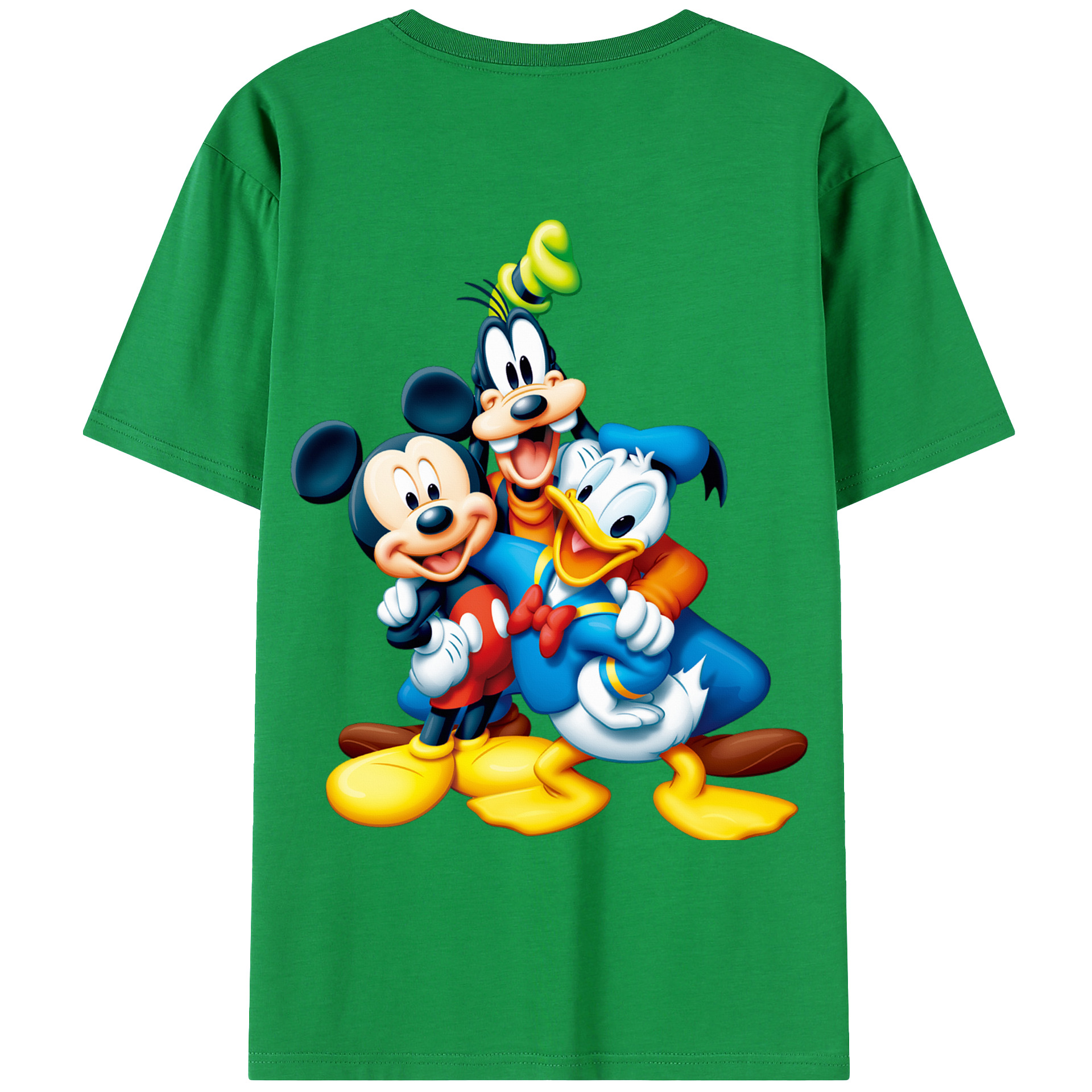 （画像用） ミッキーマウス Mickey Mouse レディース半袖Tシャツ(バックプリント)