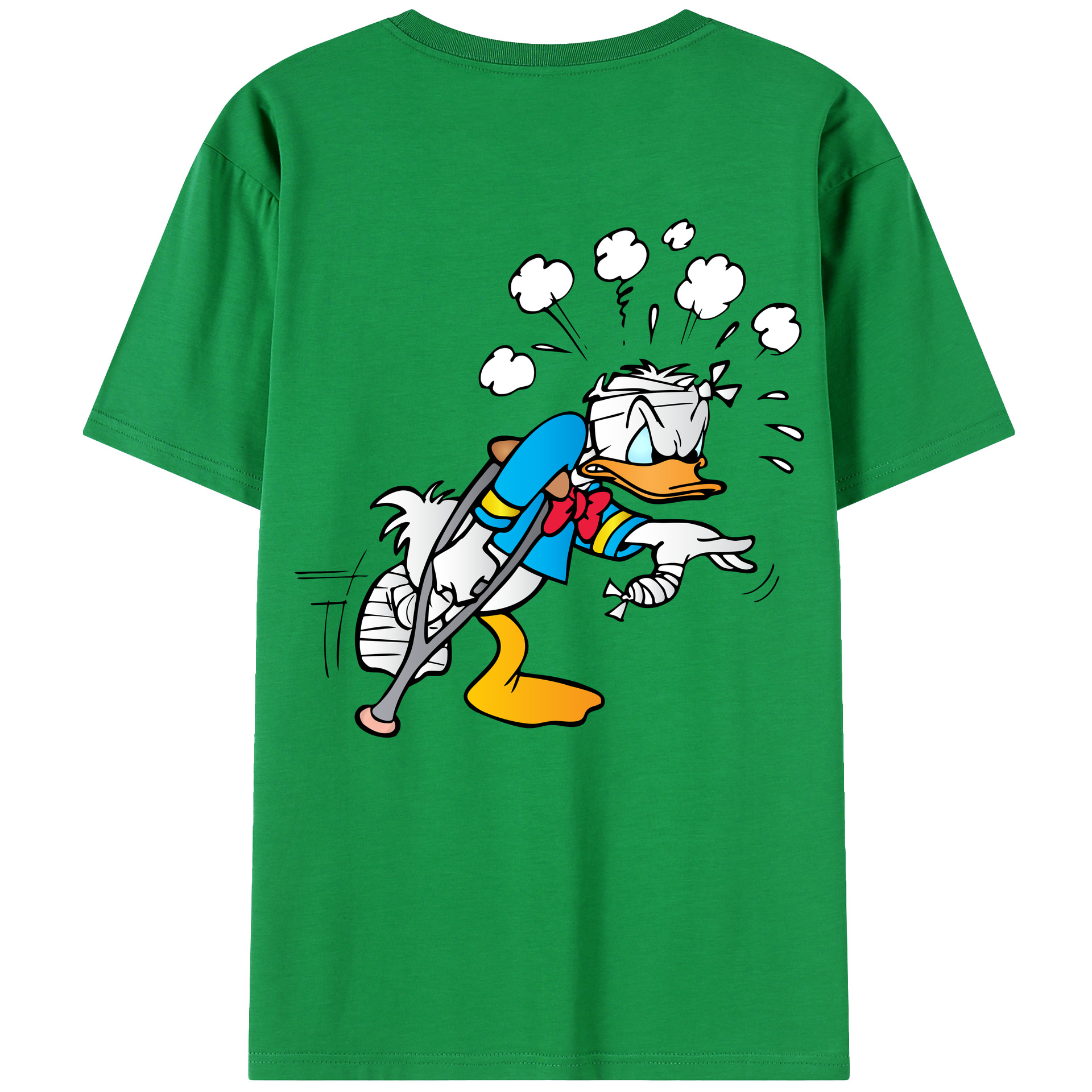 （画像用） ミッキーマウス Mickey Mouse レディース半袖Tシャツ(バックプリント)