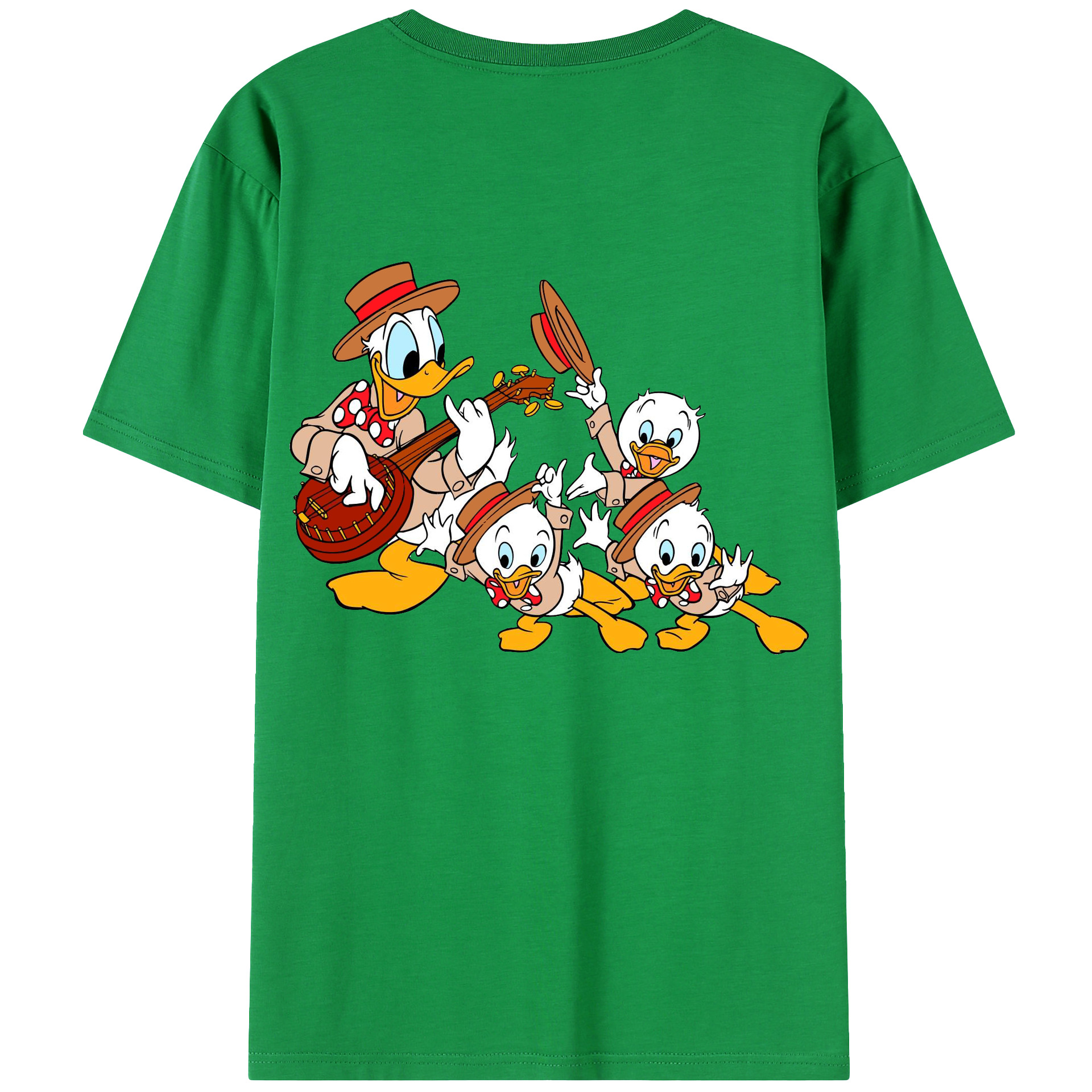 （画像用） ミッキーマウス Mickey Mouse レディース半袖Tシャツ(バックプリント)