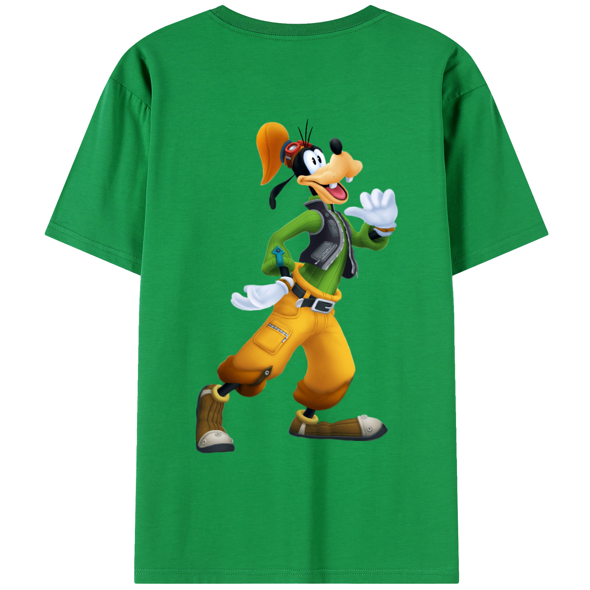 （画像用） ミッキーマウス Mickey Mouse レディース半袖Tシャツ(バックプリント)