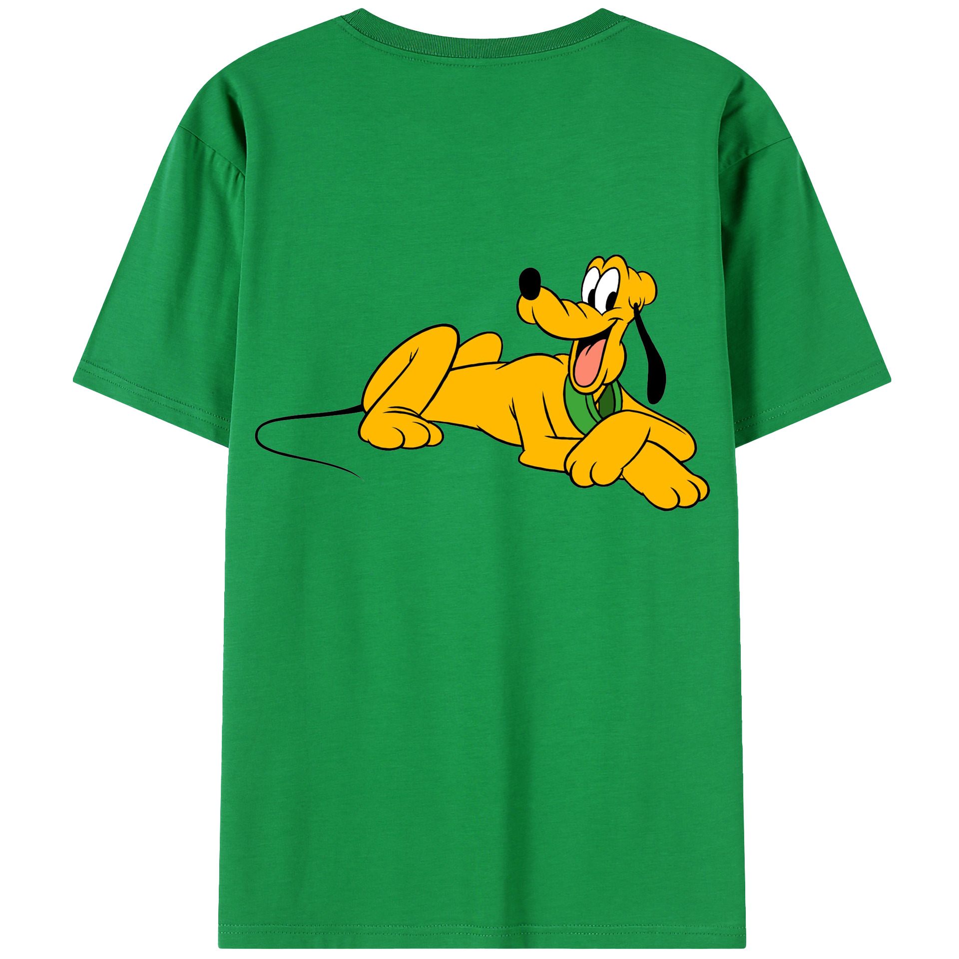 （画像用） ミッキーマウス Mickey Mouse レディース半袖Tシャツ(バックプリント)