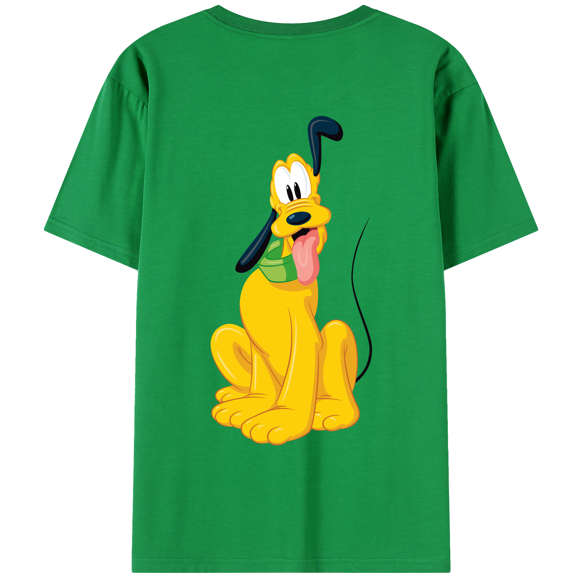 （画像用） ミッキーマウス Mickey Mouse レディース半袖Tシャツ(バックプリント)