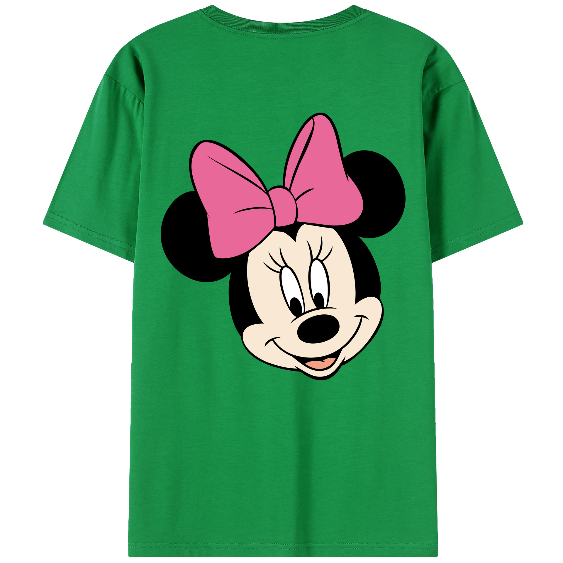 （画像用） ミッキーマウス Mickey Mouse レディース半袖Tシャツ(バックプリント)