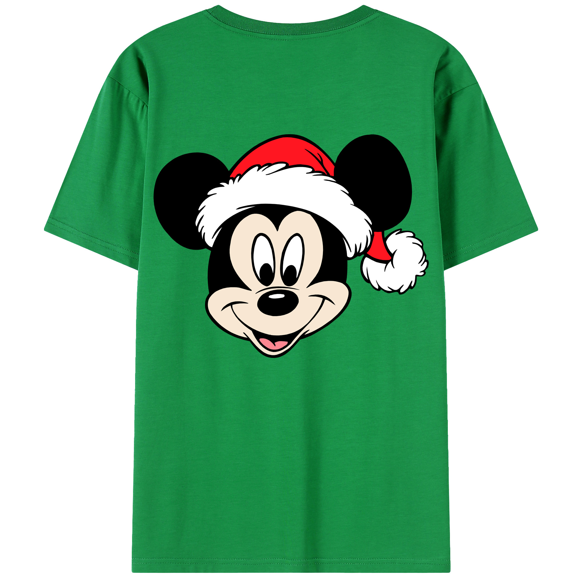 （画像用） ミッキーマウス Mickey Mouse レディース半袖Tシャツ(バックプリント)