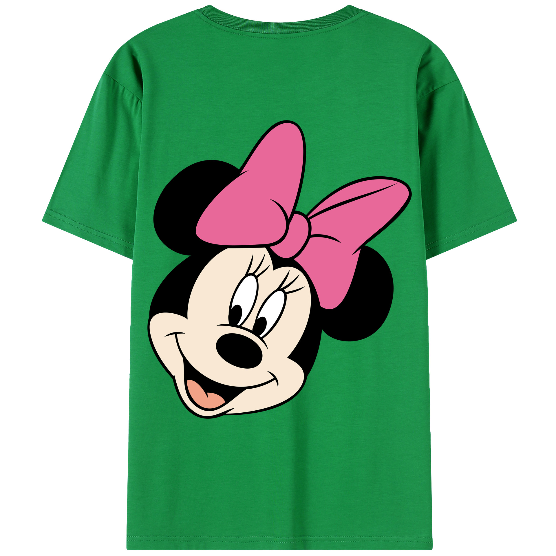 （画像用） ミッキーマウス Mickey Mouse レディース半袖Tシャツ(バックプリント)