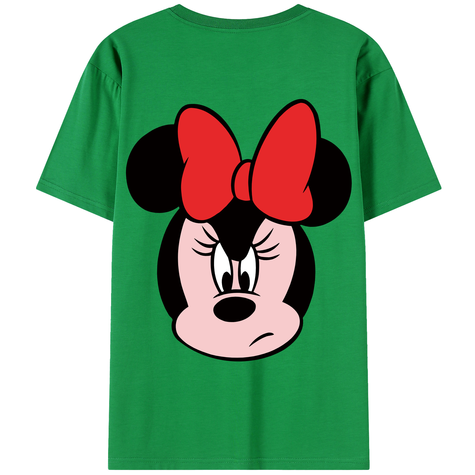 （画像用） ミッキーマウス Mickey Mouse レディース半袖Tシャツ(バックプリント)