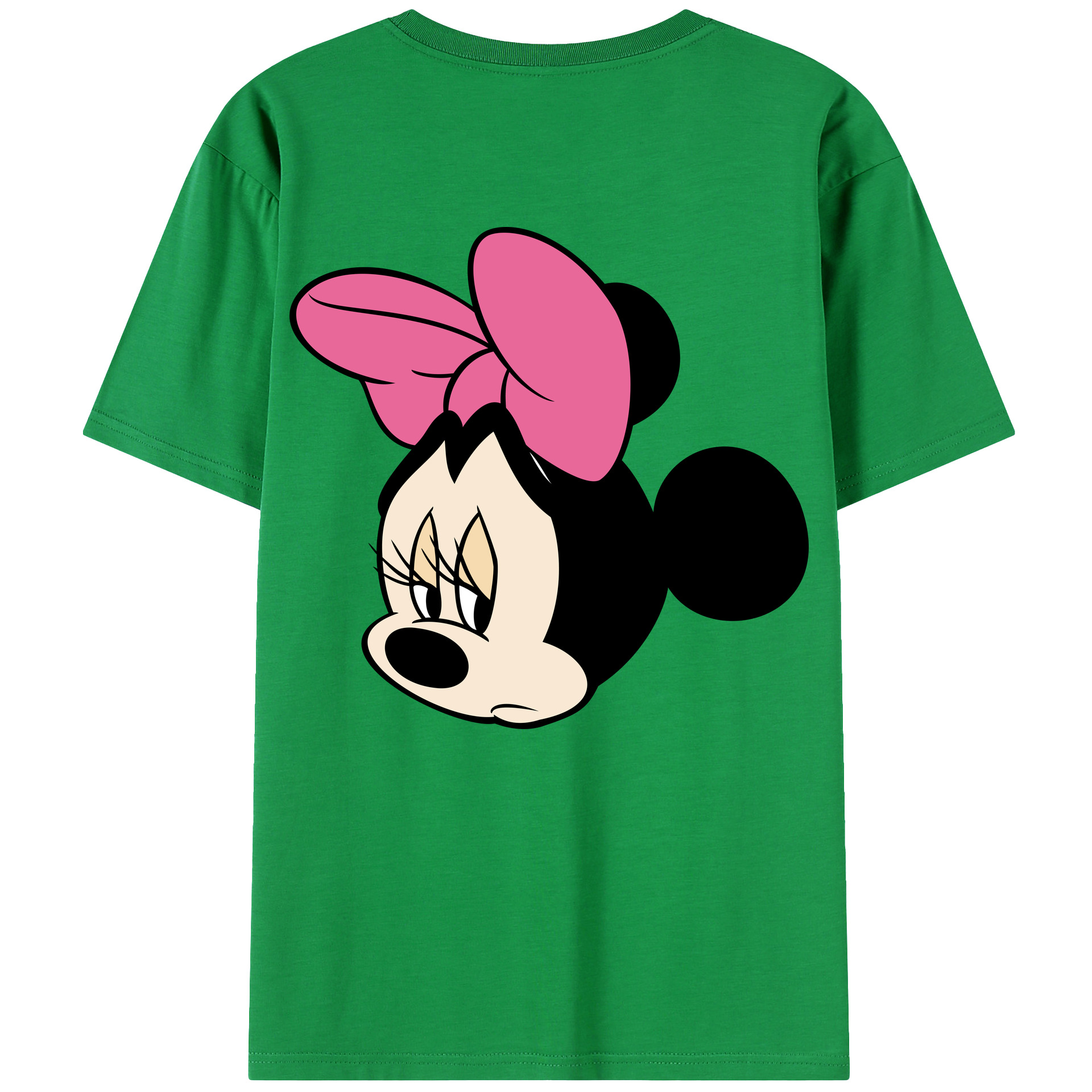 （画像用） ミッキーマウス Mickey Mouse レディース半袖Tシャツ(バックプリント)