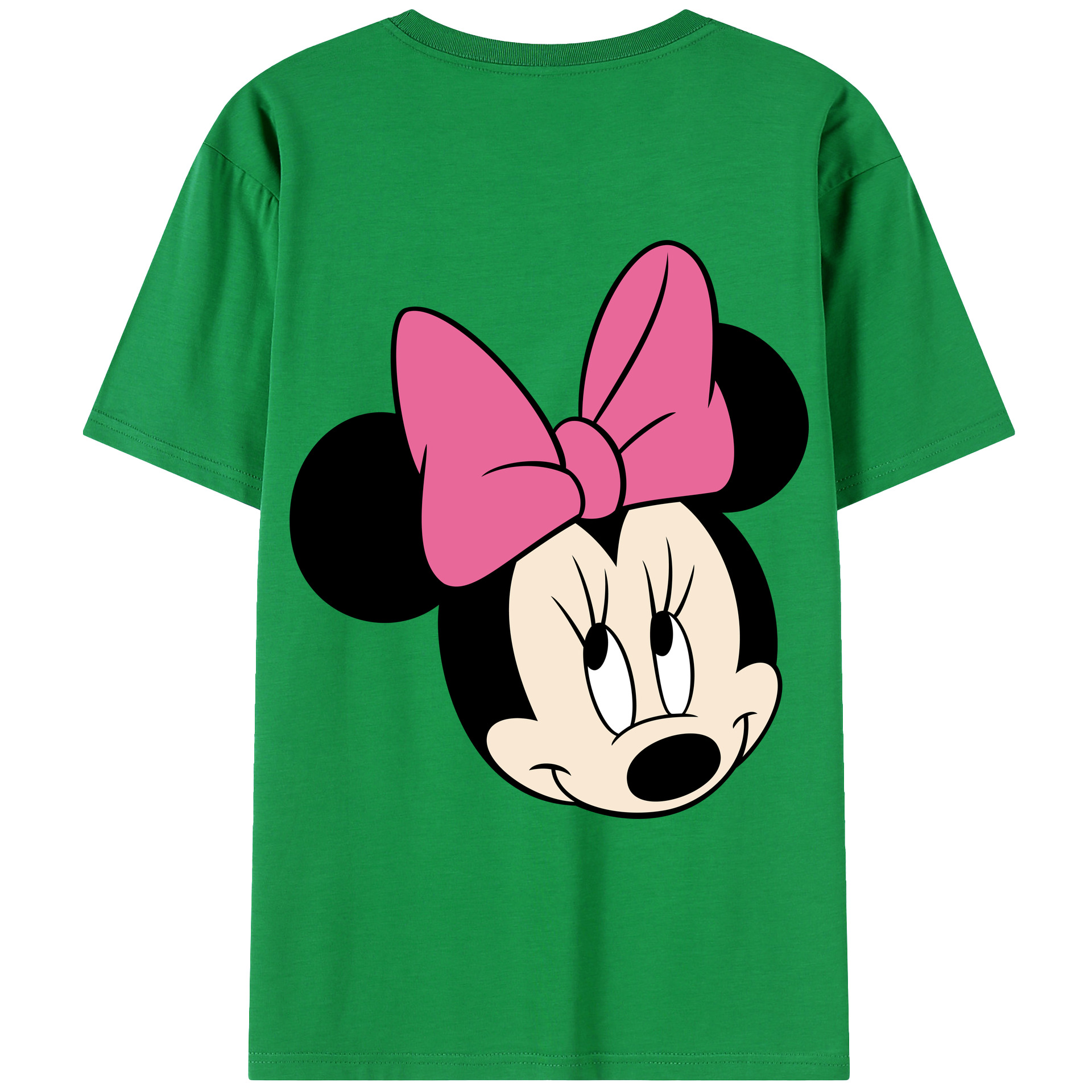 （画像用） ミッキーマウス Mickey Mouse レディース半袖Tシャツ(バックプリント)