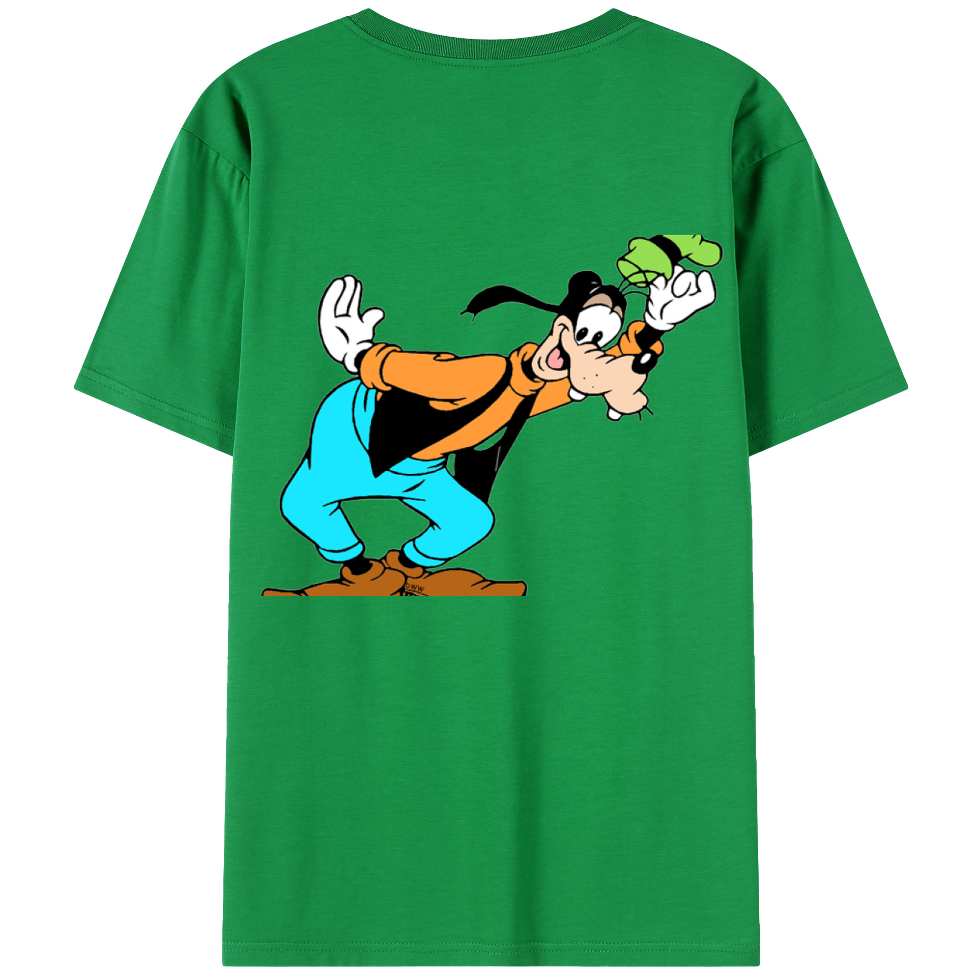 （画像用） ミッキーマウス Mickey Mouse レディース半袖Tシャツ(バックプリント)