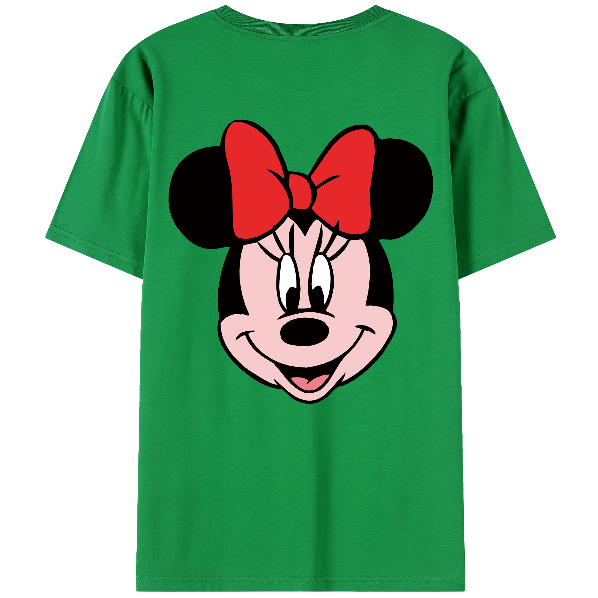 （画像用） ミッキーマウス Mickey Mouse レディース半袖Tシャツ(バックプリント)