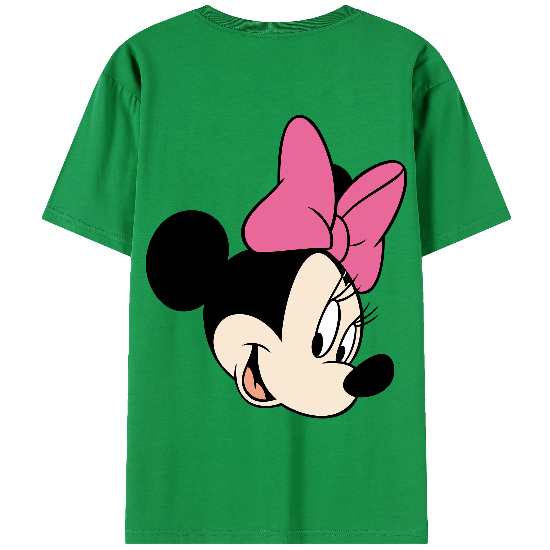 （画像用） ミッキーマウス Mickey Mouse レディース半袖Tシャツ(バックプリント)