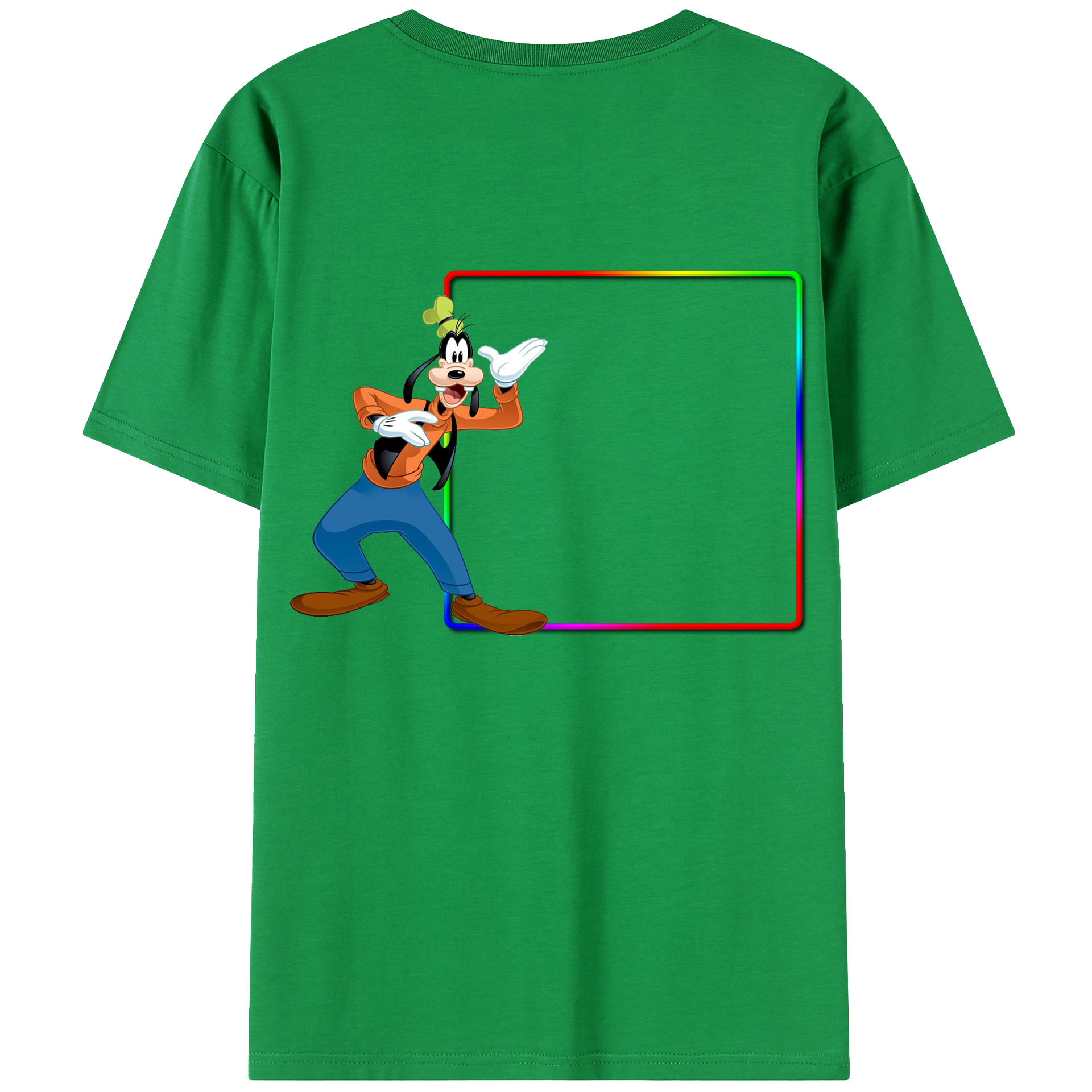 （画像用） ミッキーマウス Mickey Mouse レディース半袖Tシャツ(バックプリント)