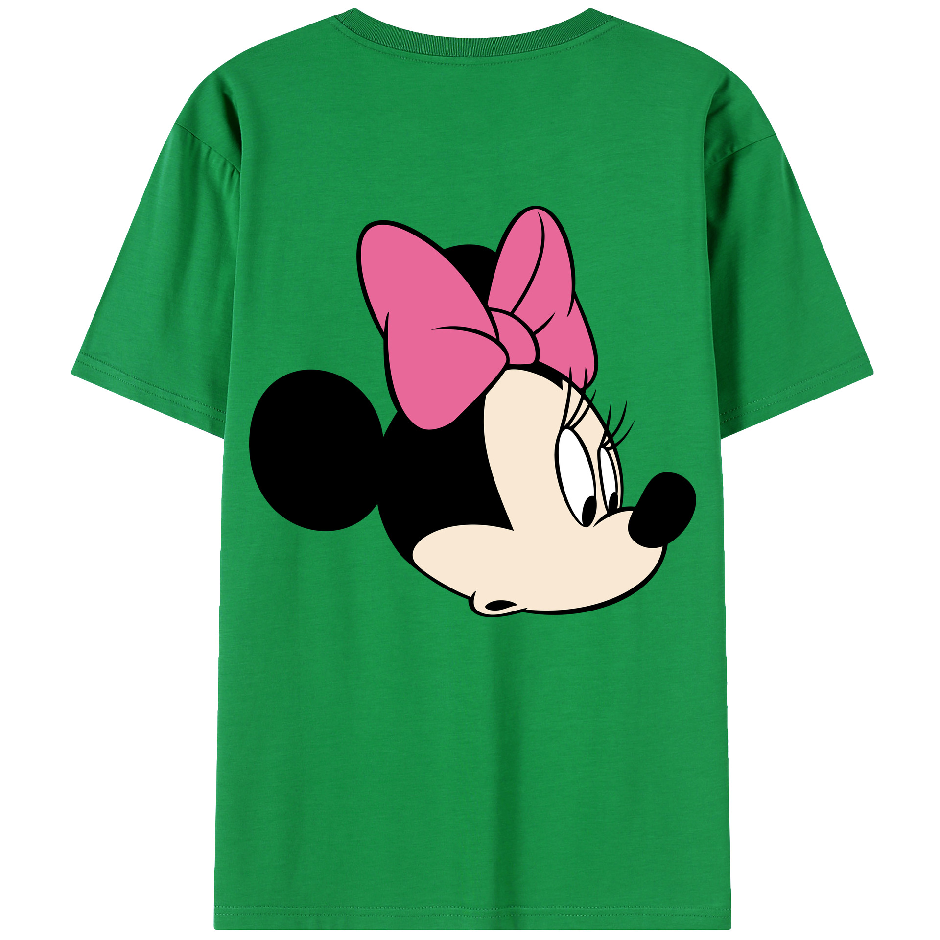 （画像用） ミッキーマウス Mickey Mouse レディース半袖Tシャツ(バックプリント)